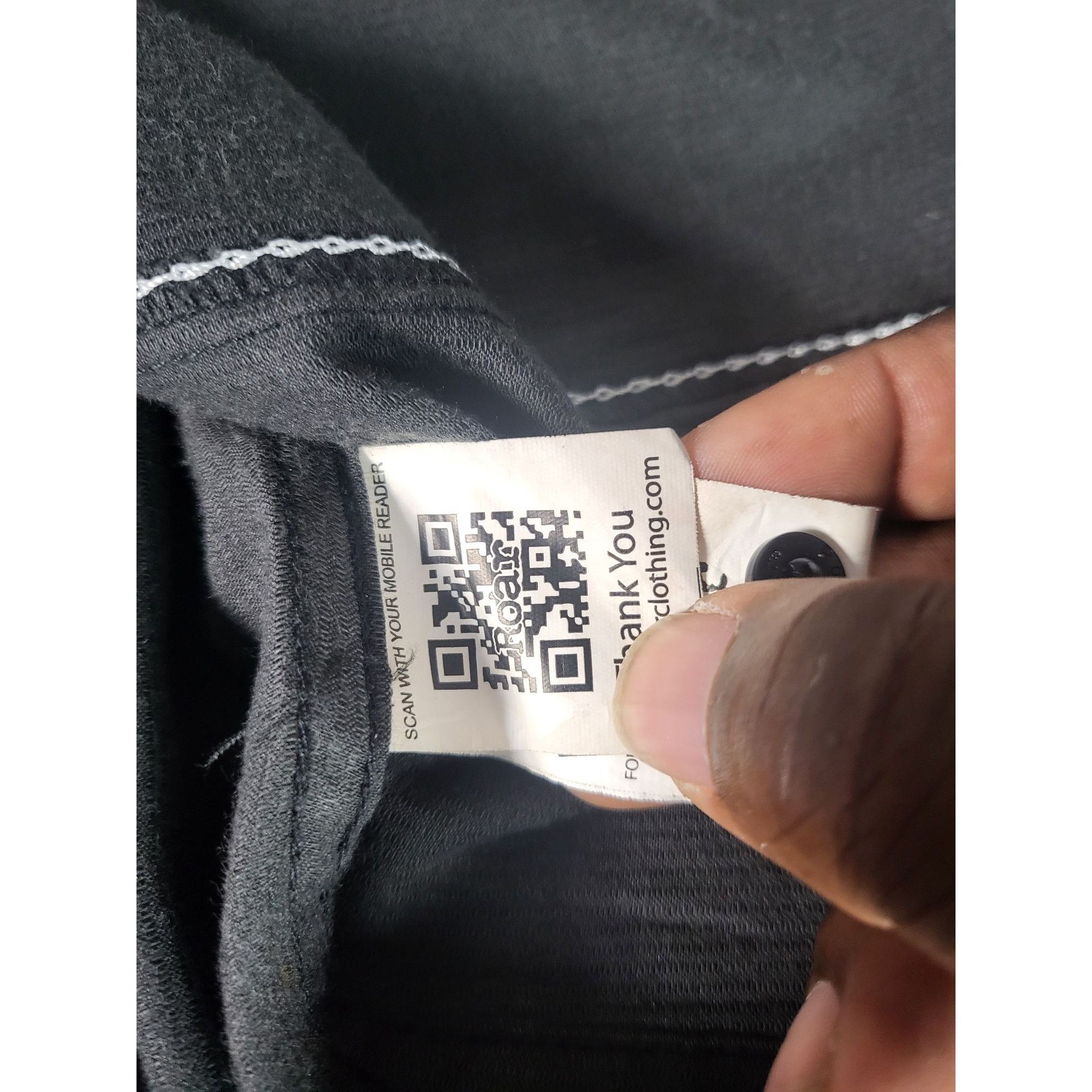Roar Roar Signature Foundation Button Up Shirt Men Sz M Black Emb Size US M / EU 48-50 / 2 - 8 Thumbnail