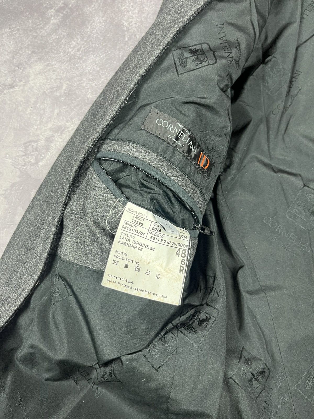Corneliani Corneliani ID Hooded Blazer Jacket IT 48 6 R Wool/Casmere Size US M / EU 48-50 / 2 - 11 Thumbnail