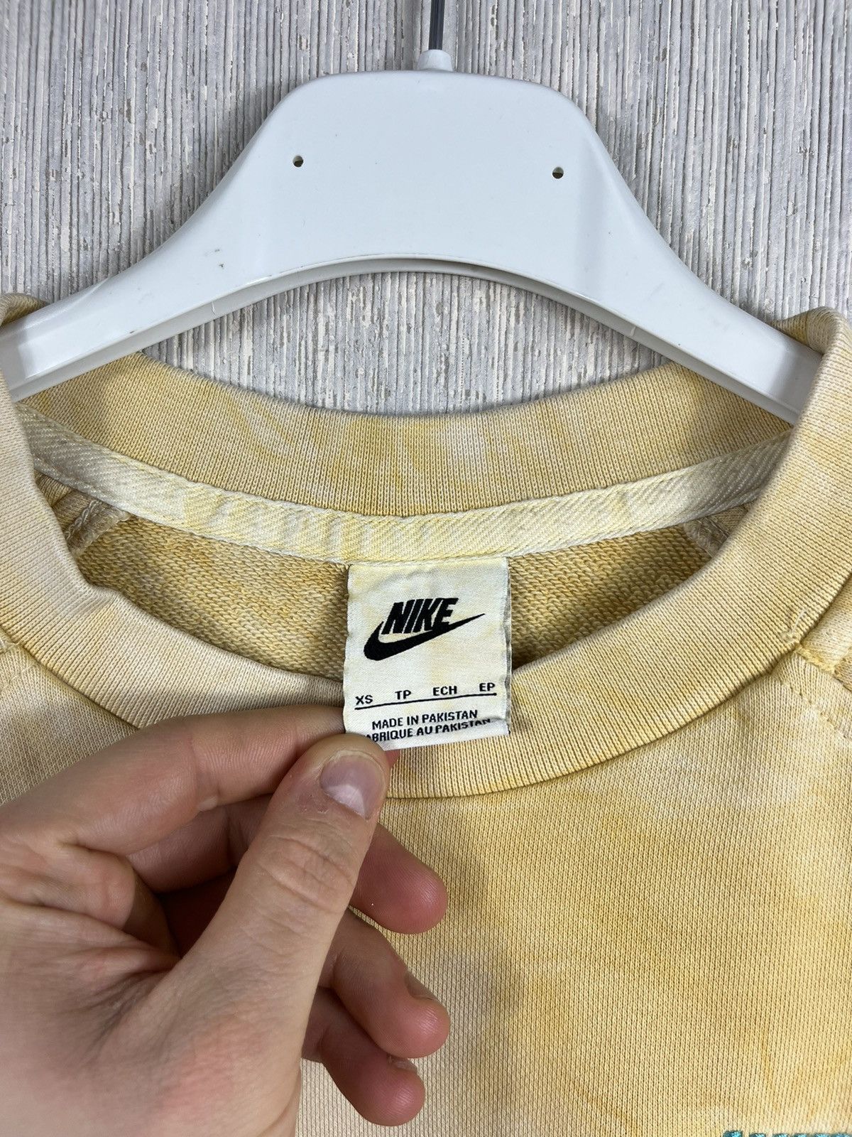 Nike Nike french terry tie dye crewneck sweatshirt daisy logo y2k Size US XS / EU 42 / 0 - 10 Thumbnail