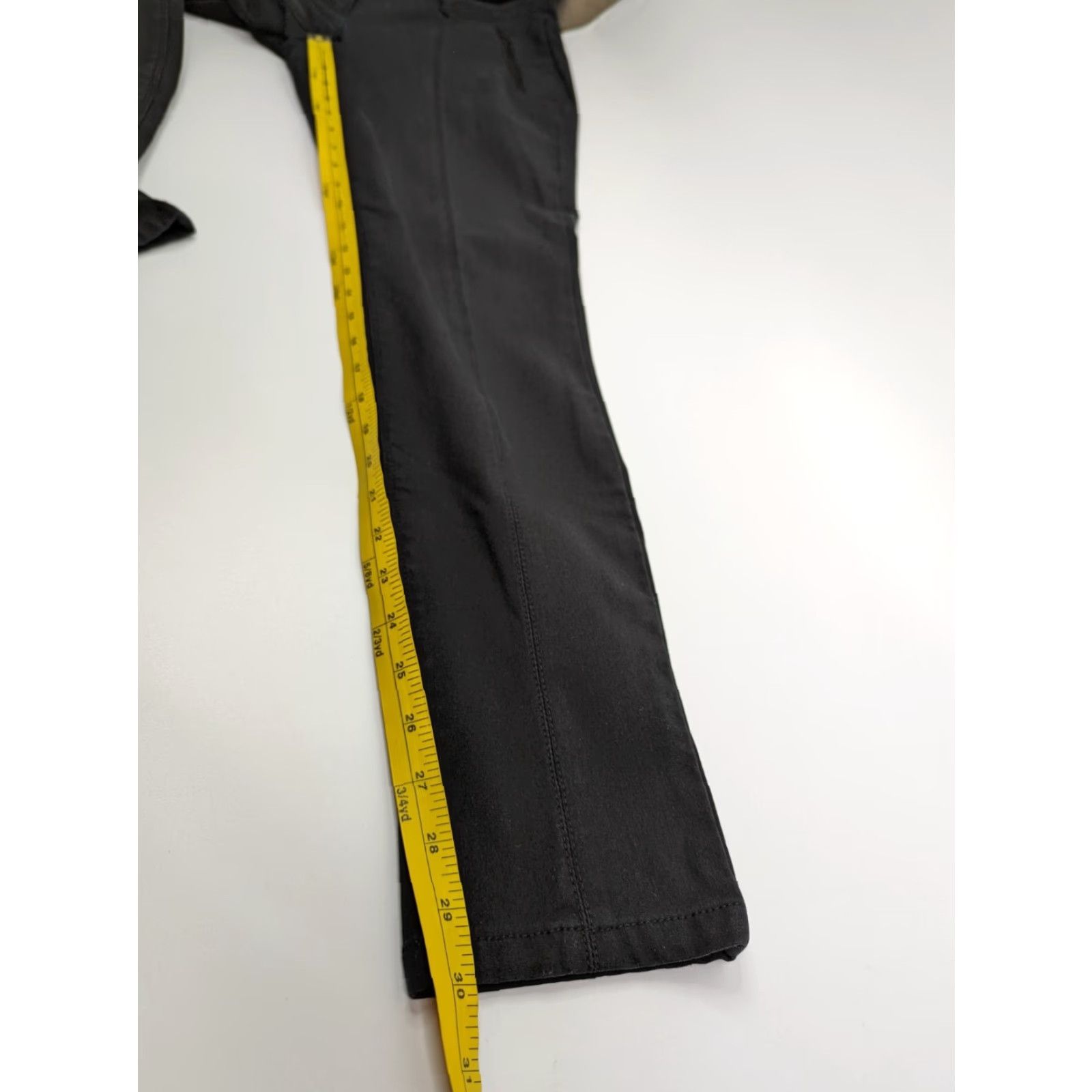 Theory Theory Black Pants Slim Fit Stretch Zip Pockets Womens Size 8 Cotton Blend Skinny Dress Pants Ankle Zip Regular Dept Women 8 Pants Size 30" / US 8 / IT 44 - 6 Thumbnail