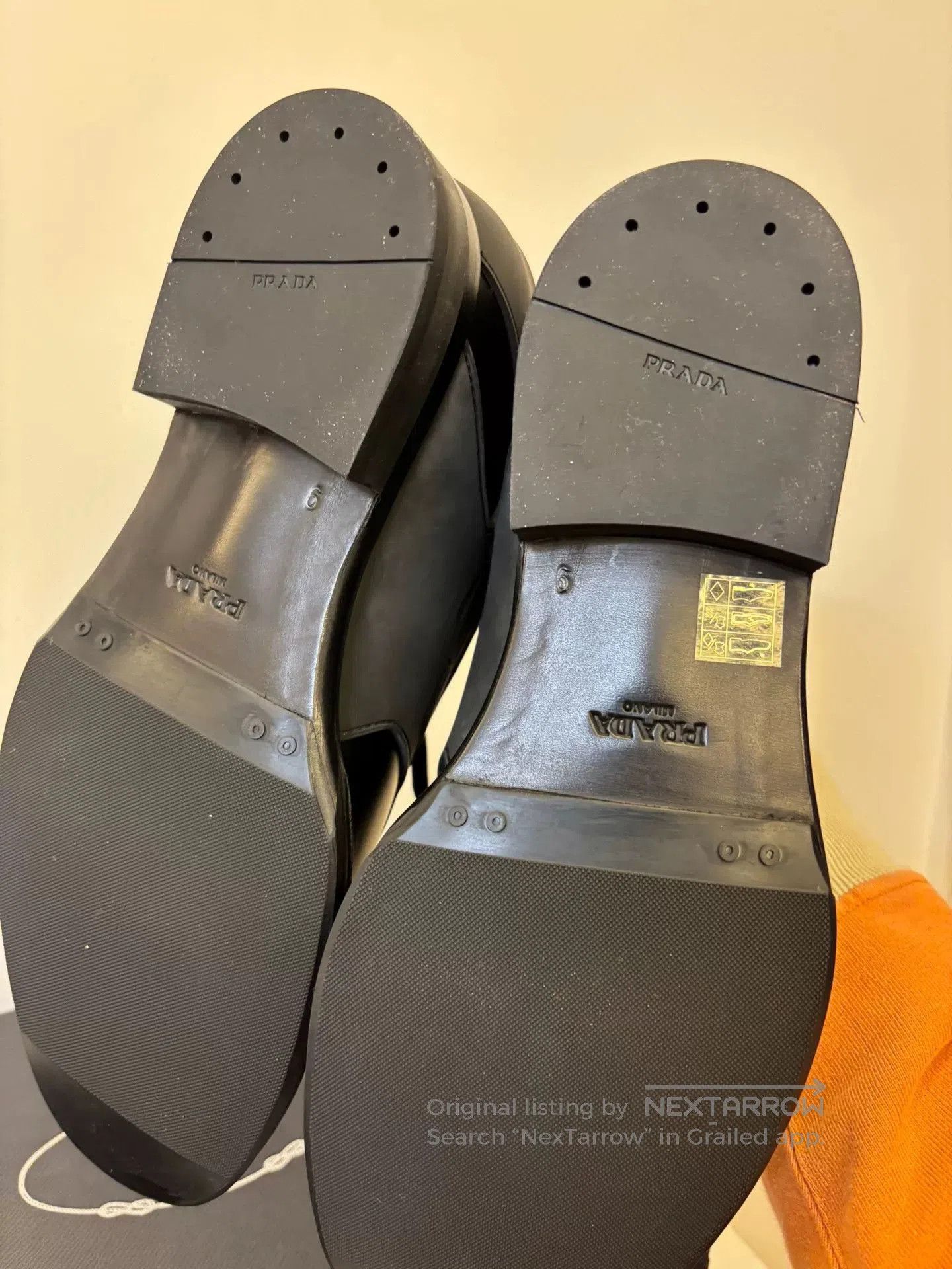 Prada Prada Functional Armor Leather Shoes. Size US 10 / EU 43 - 7 Thumbnail