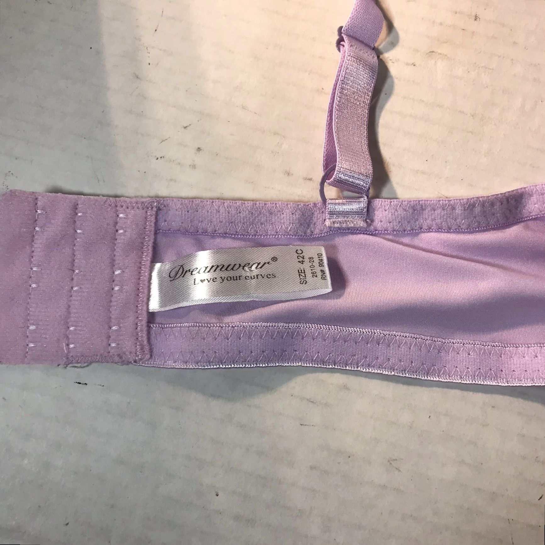 Vintage VINTAGE Dreamwear Women's Push Up Bra 42C Padded Underwired Adjustable Strap Purple Size ONE SIZE - 6 Thumbnail