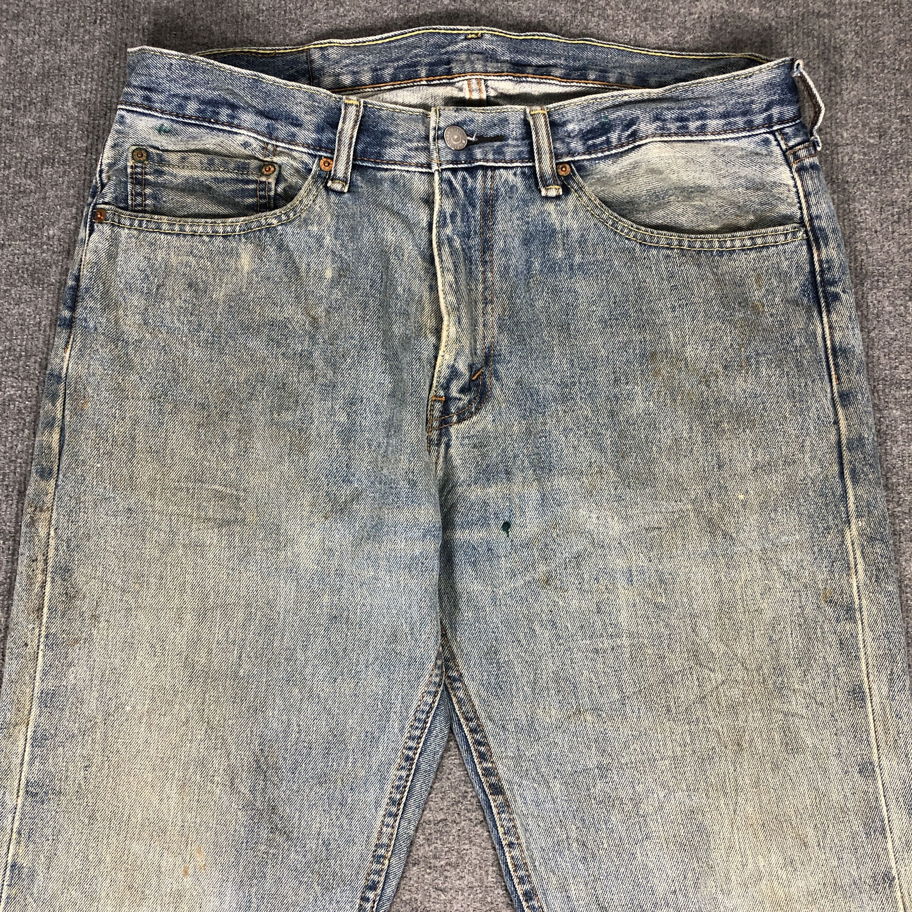 Levi's × Vintage Vintage Levis 505 Jeans Dirty L1026 Size US 36 / EU 52 - 2 Thumbnail