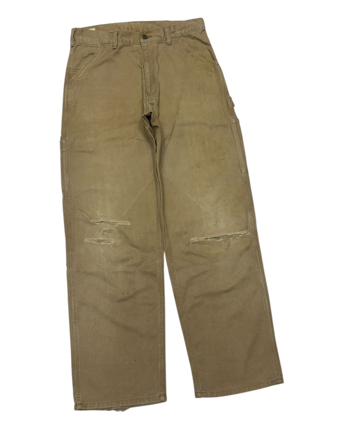 Carhartt 🔥Vintage Carhartt Brown Workwear Carpenter Pants Size US 33 - 6 Thumbnail