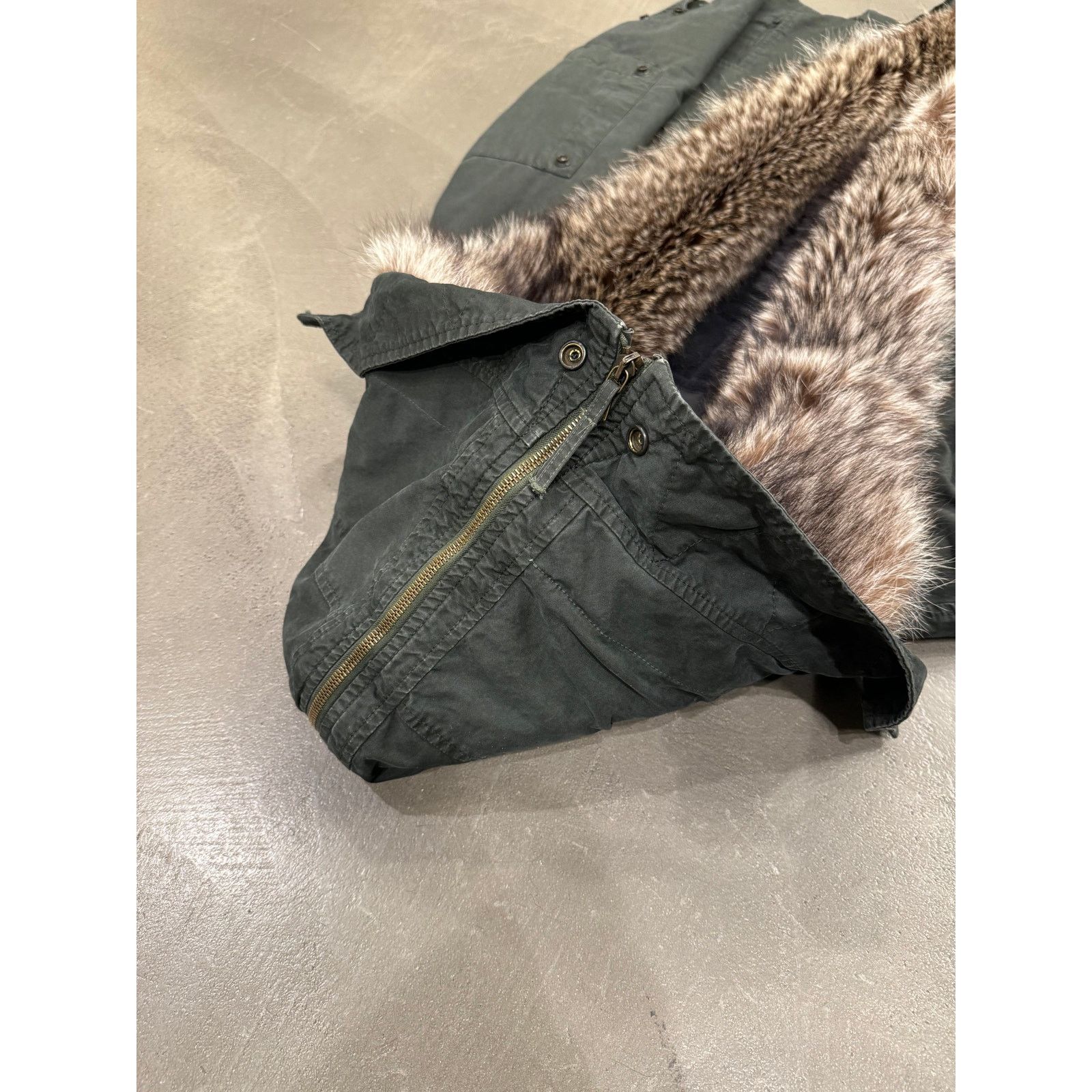Ermanno Scervino 2010s Ermanno Scervino "Kanye" real marmot fur parka Size US L / EU 52-54 / 3 - 12 Thumbnail