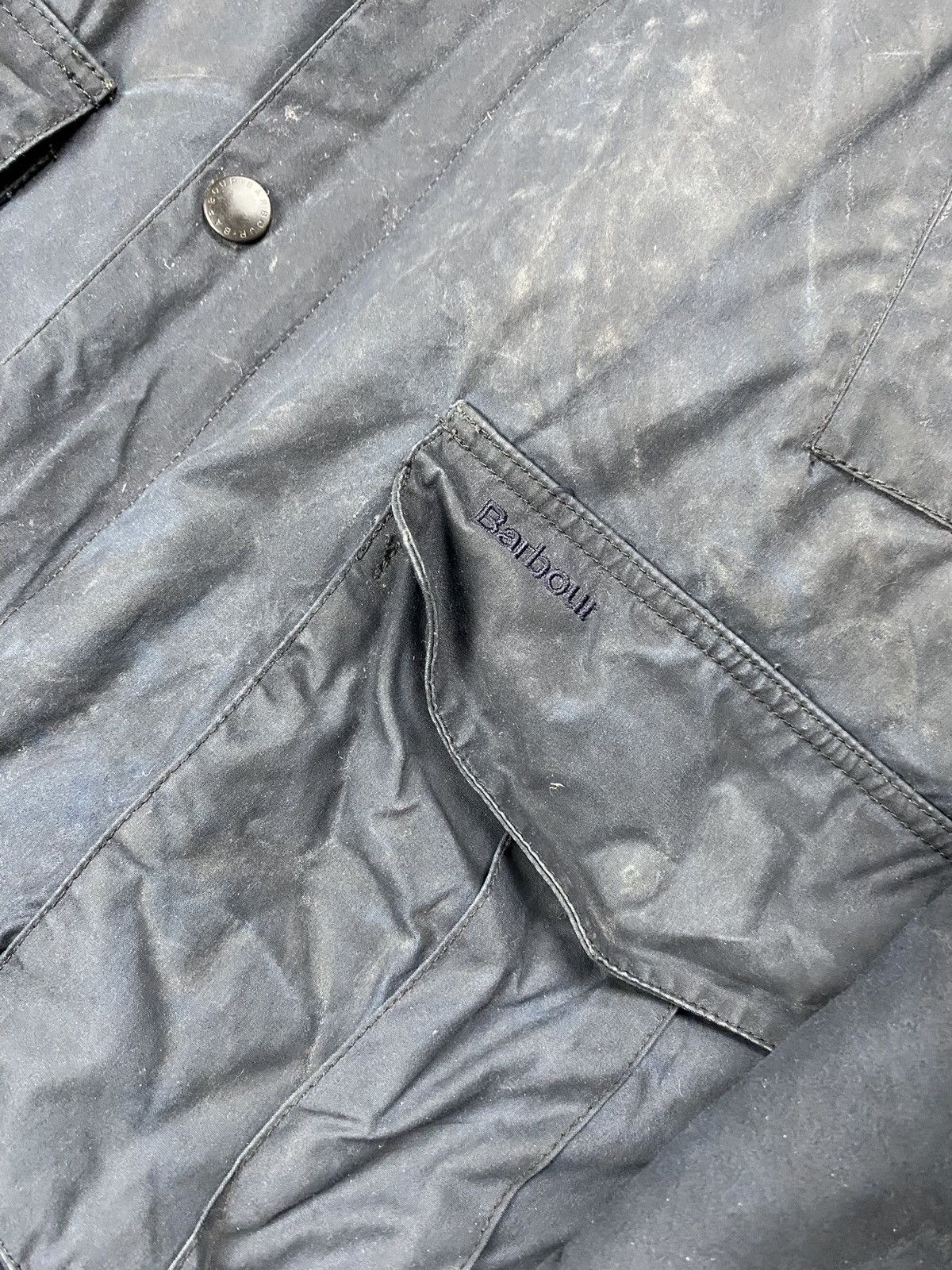 Barbour Barbour trench jacket coat navy waxed Size US XL / EU 56 / 4 - 4 Thumbnail