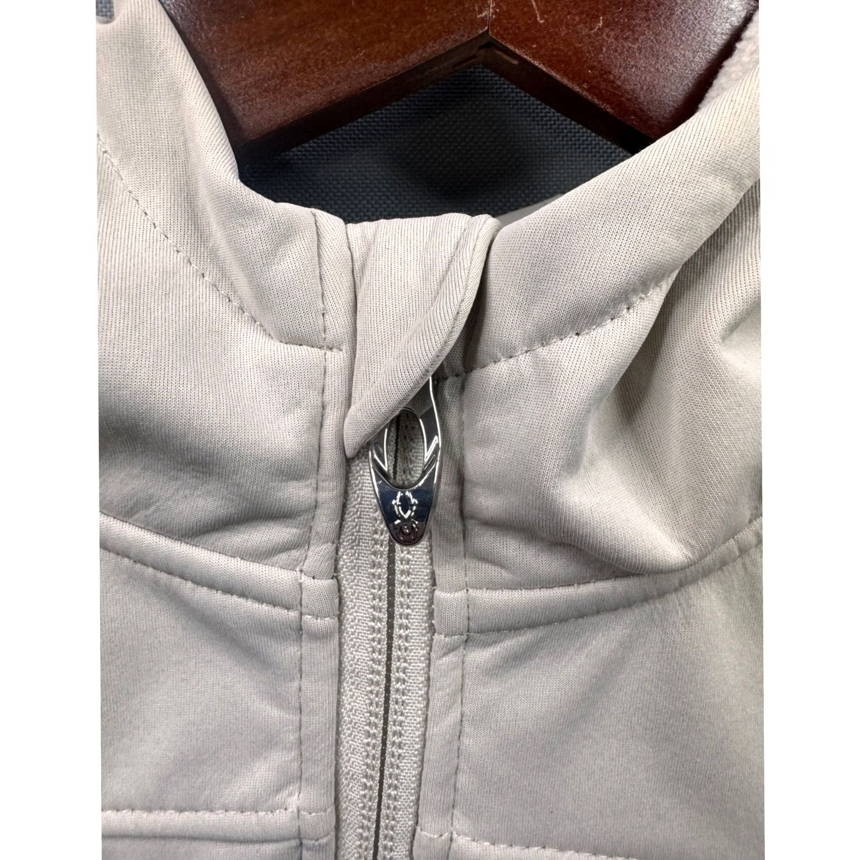 Spyder Spyder Womens Softshell Hoodie Jacket Beige Full Zip Fleece Lined Small SPFHMD65 Size S / US 4 / IT 40 - 4 Thumbnail