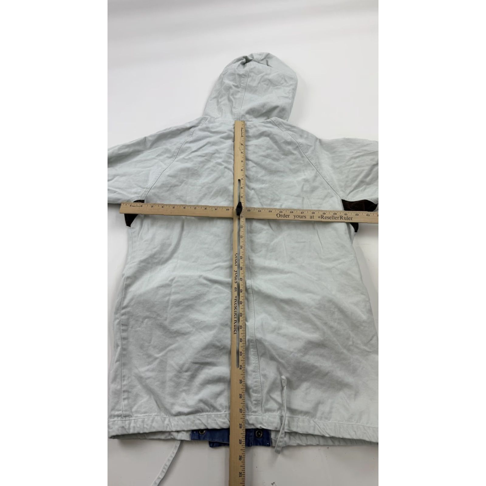 Vintage VINTAGE Save The Earth Jacket Mens Small Gray Blue Hooded Canvas Parka Snap 90s Size US S / EU 44-46 / 1 - 7 Thumbnail