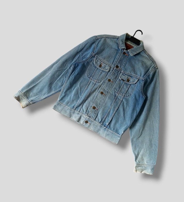Edwin A05 Vintage Edwin Denim Trucker Jacket Size US L / EU 52-54 / 3 - 3 Thumbnail
