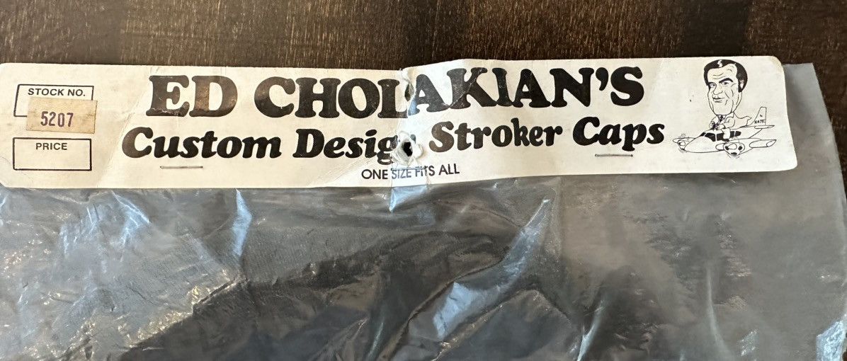 Other Vintage Ed Cholakian Chevy Corvette Stroker Cap - Snap Back Size ONE SIZE - 3 Thumbnail