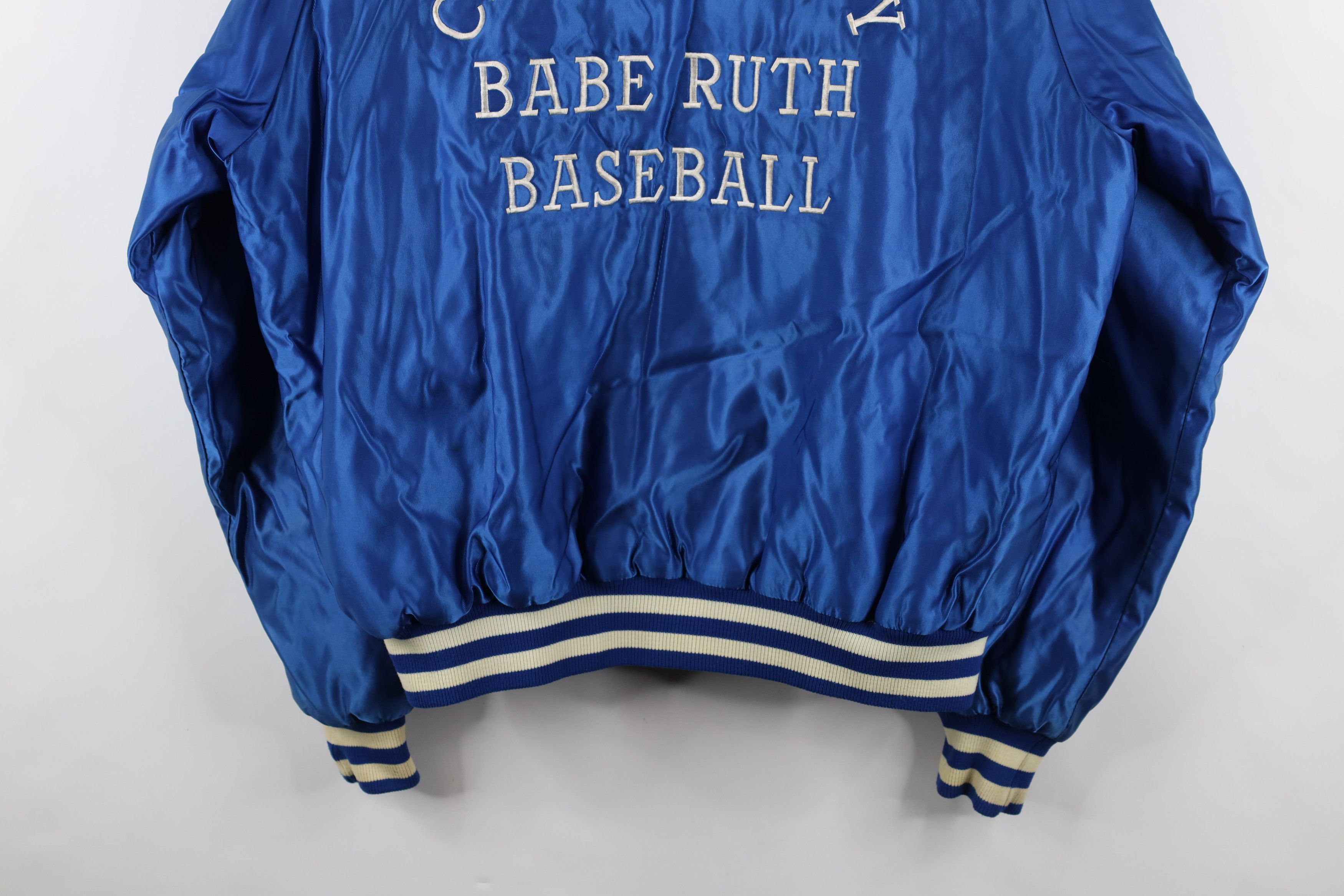 Vintage Vintage 80s Butwin Ruth Baseball Satin Bomber Jacket USA Size US XL / EU 56 / 4 - 14 Thumbnail