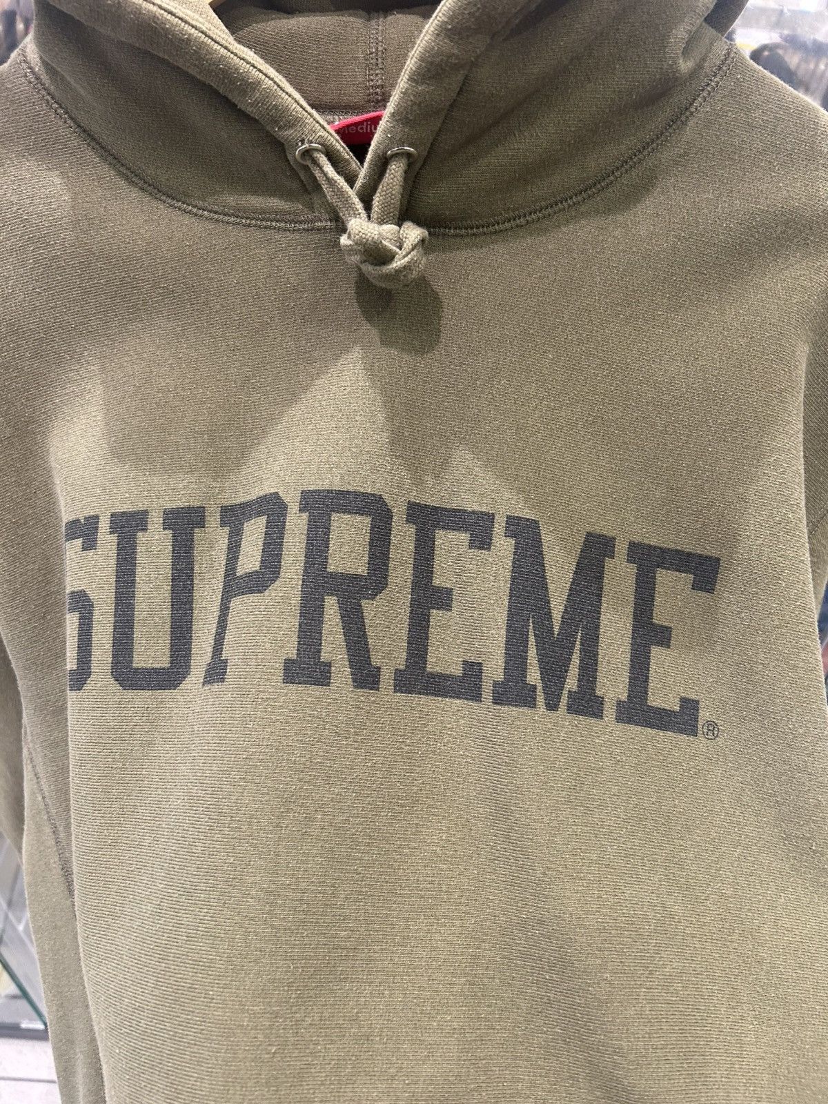 Supreme Supreme varaity hooded sweatshirt olive Size US M / EU 48-50 / 2 - 2 Thumbnail