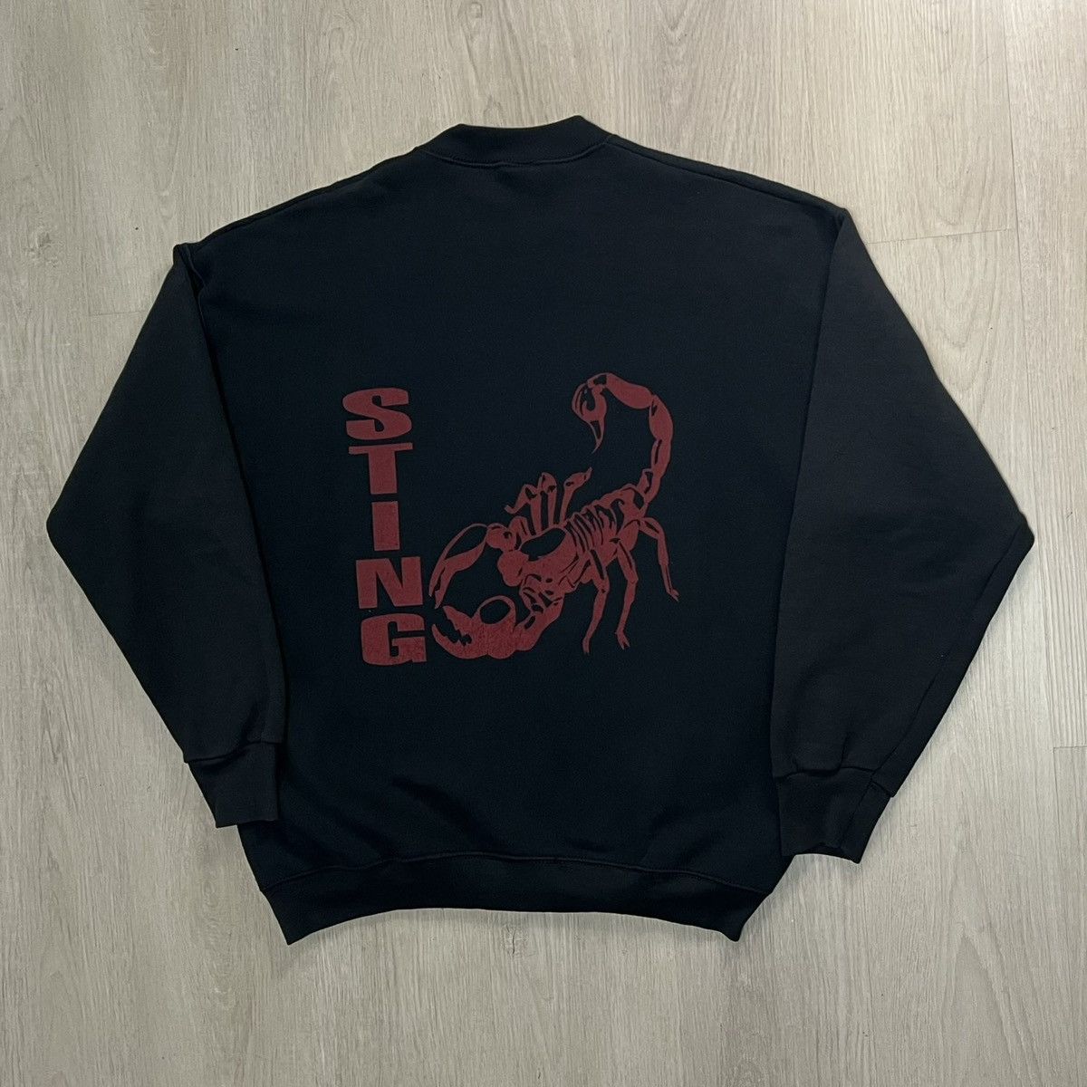 Fruit Of The Loom Vintage NWO (Wolfpac) 4-Life Sting Crewneck Black Size US XL / EU 56 / 4 - 6 Thumbnail