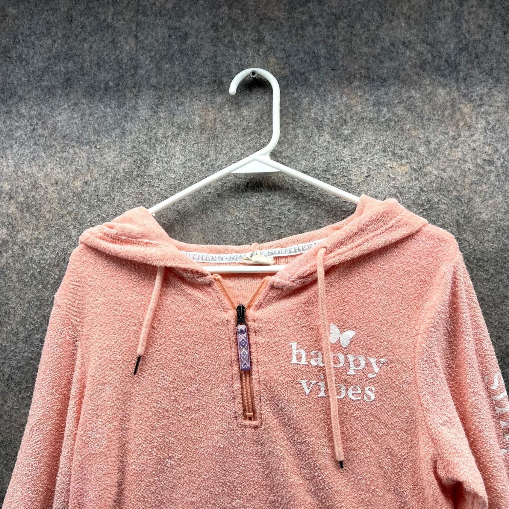 Pinko Simply Southern Hoodie Womens Small Pink Pullover Hooded Crew Neck Fleece Logo Sweatshirt Size S / US 4 / IT 40 - 7 Thumbnail