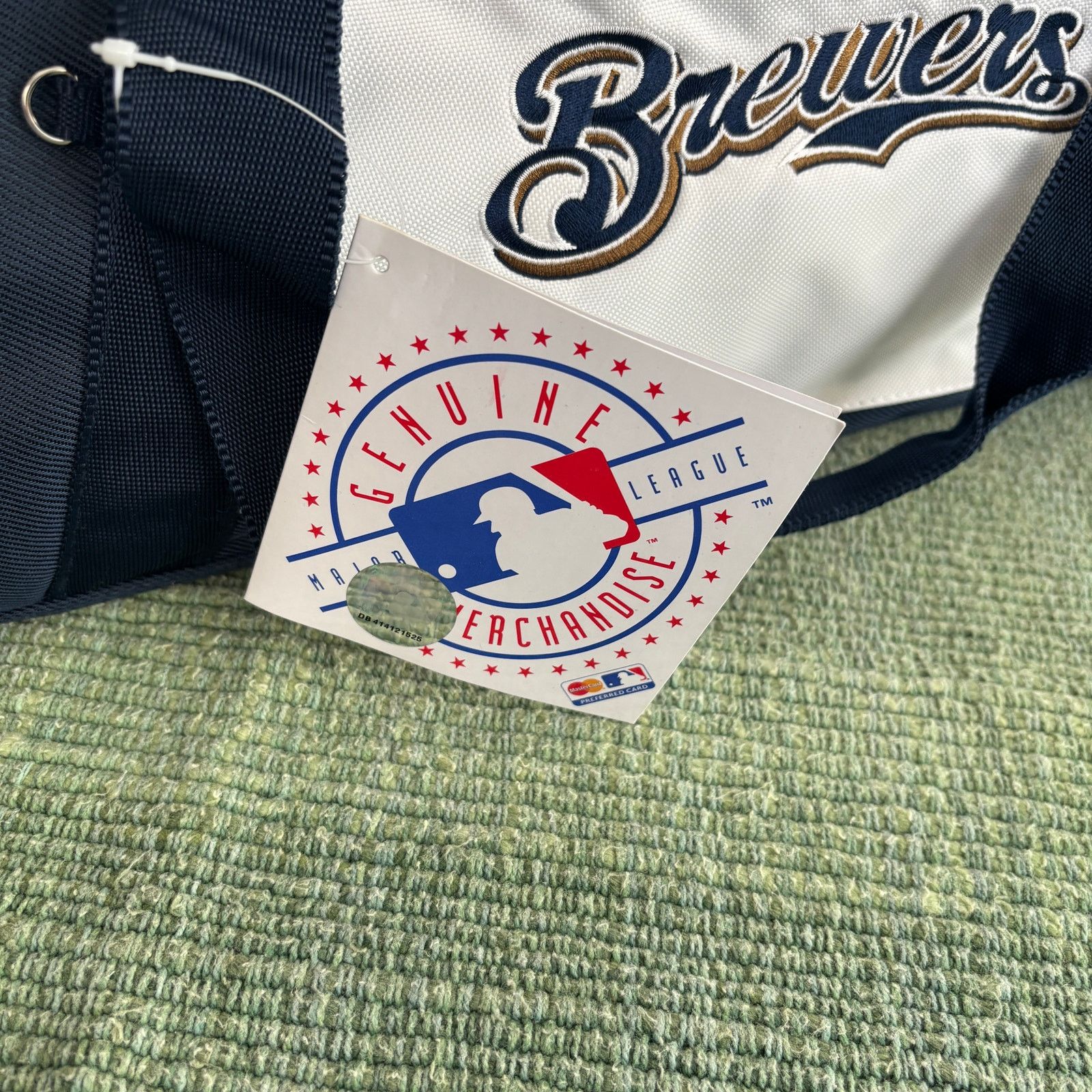 MLB × Vintage Deadstock NWT Vintage 1990s Milwaukee Brewers MLB Duffel Bag Size ONE SIZE - 3 Thumbnail