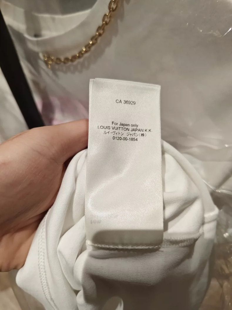 Louis Vuitton Louis Vuitton White logo short sleeve Size US M / EU 48-50 / 2 - 6 Thumbnail