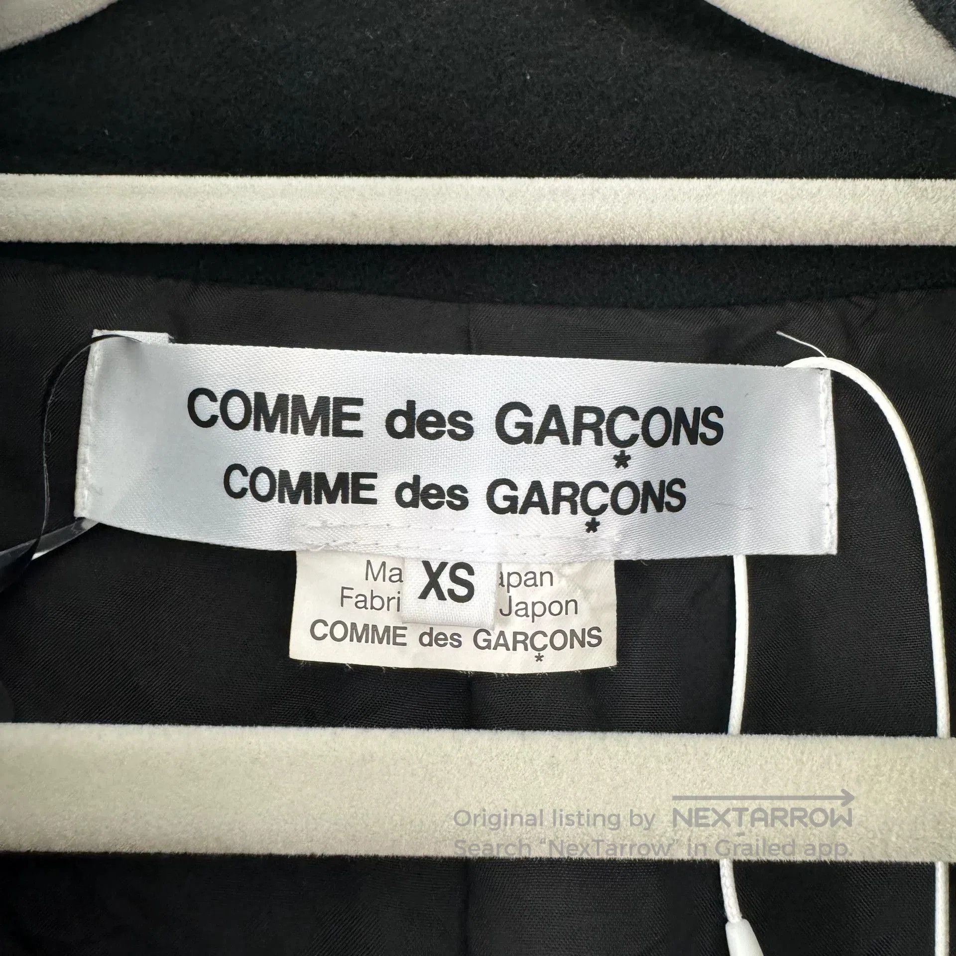 Comme des Garcons comme des garcons black wool coat xs. Size US XS / EU 42 / 0 - 3 Thumbnail