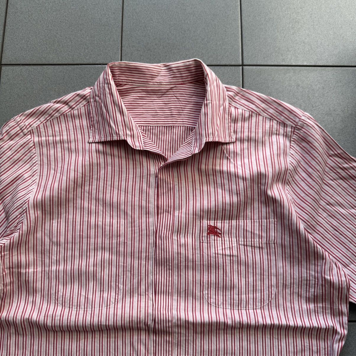Burberry Vintage Burberry Reversible Stripes Button Up Shirt Size US L / EU 52-54 / 3 - 2 Thumbnail