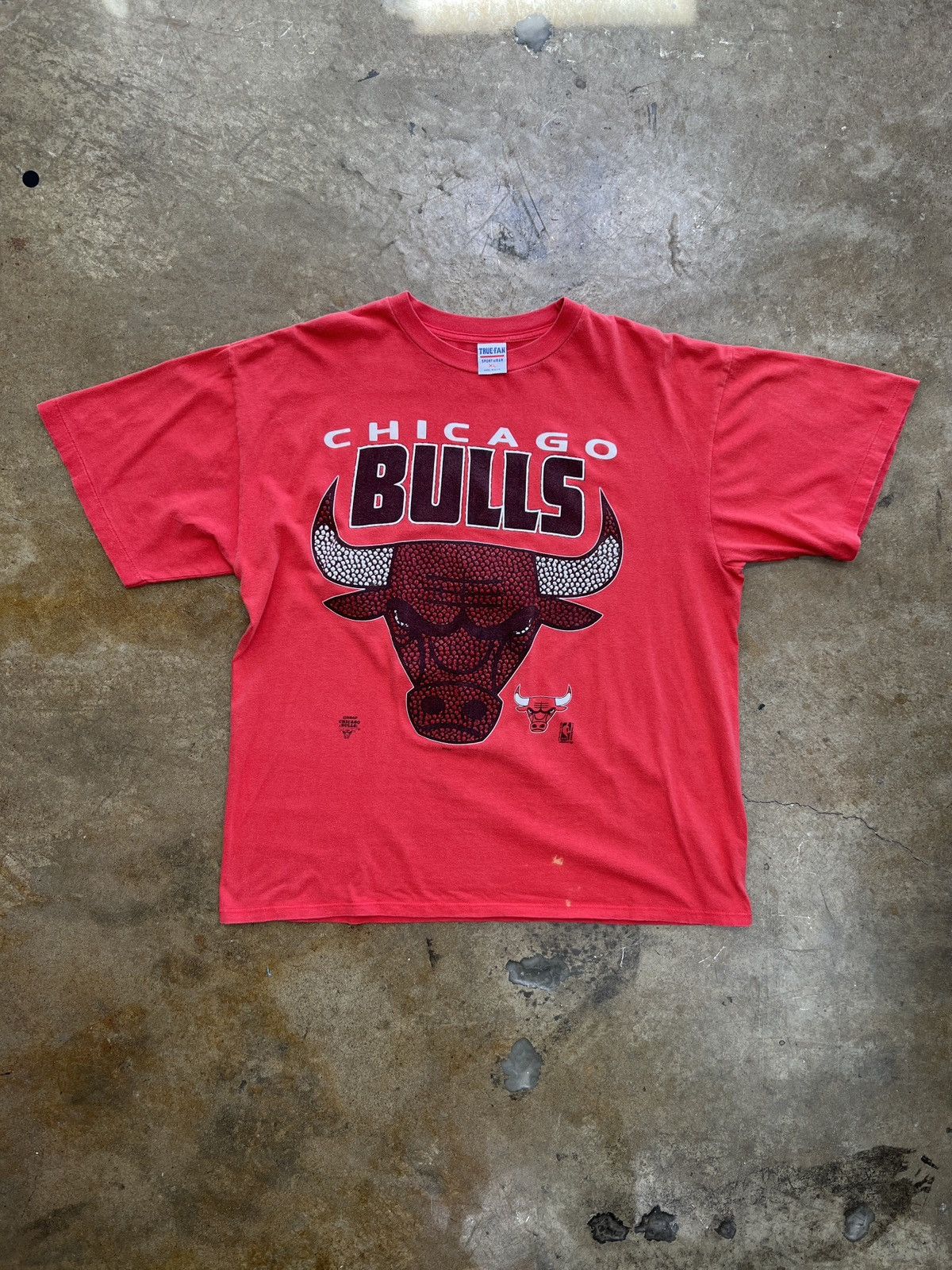 NBA Vintage Chicago Bulls NBA Basketball Single Stitch Tee XL Size US XL / EU 56 / 4 - 2 Thumbnail