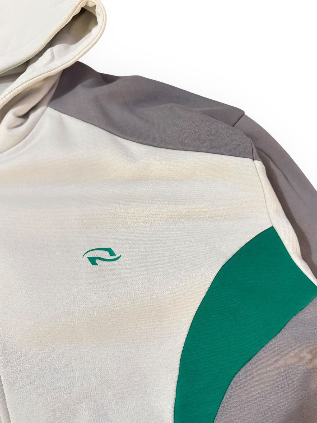 Other NL25H+ Night Lab Zip Hoodie, Ivory/Emerald, Size M Size US M / EU 48-50 / 2 - 3 Thumbnail