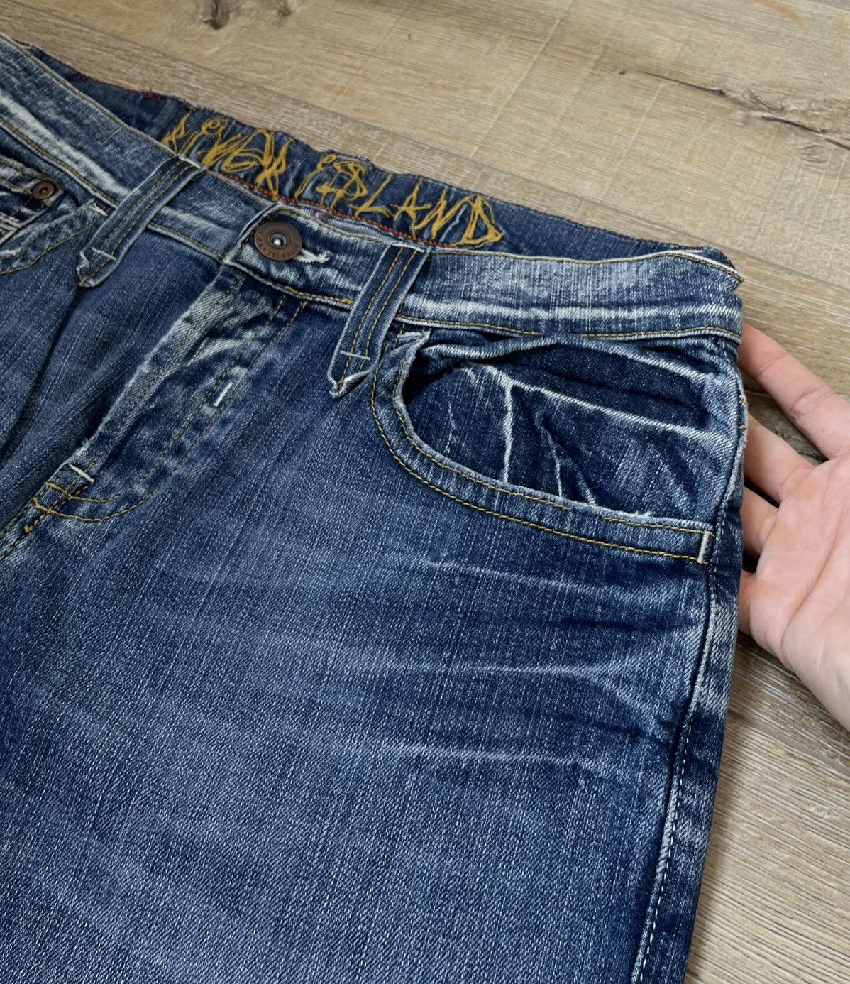 Hysteric Glamour CRAZY VINTAGE FADE STYLE JEANS IF SIX WAS NINE STYLE LGB Y2K Size US 32 / EU 48 - 8 Thumbnail