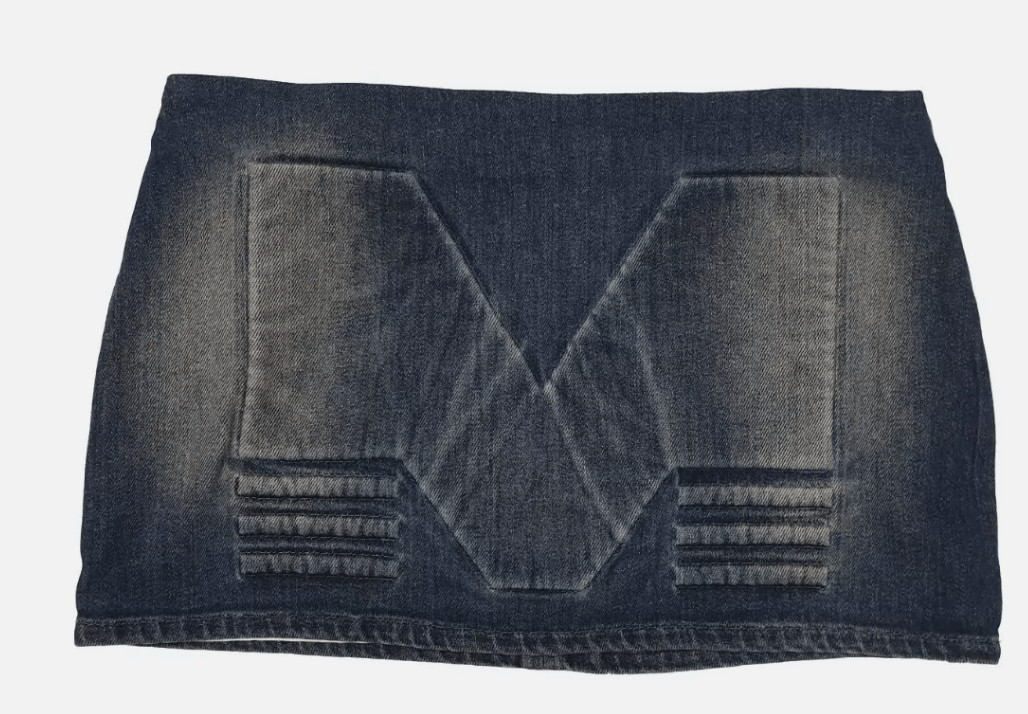 Mowalola MOWALOLA M SEAL MINI DENIM MOPS23SK010685781578 Size S Size 27" / US 4 / IT 40 - 3 Thumbnail