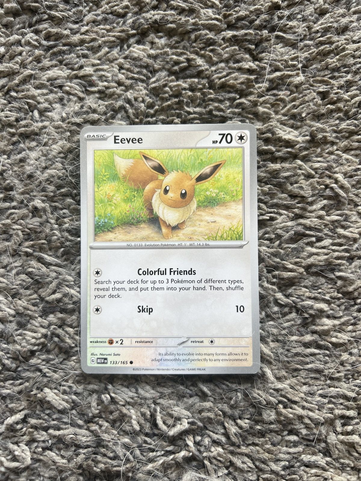 Hypebeast × Nintendo × Pokemon 2023 Pokémon Eevee Basic Card Size ONE SIZE - 1 Thumbnail