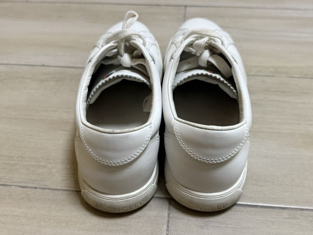 Moncler Moncler Low Top Leather Sneakers White Size 41 Size US 9 / EU 42 - 4 Thumbnail