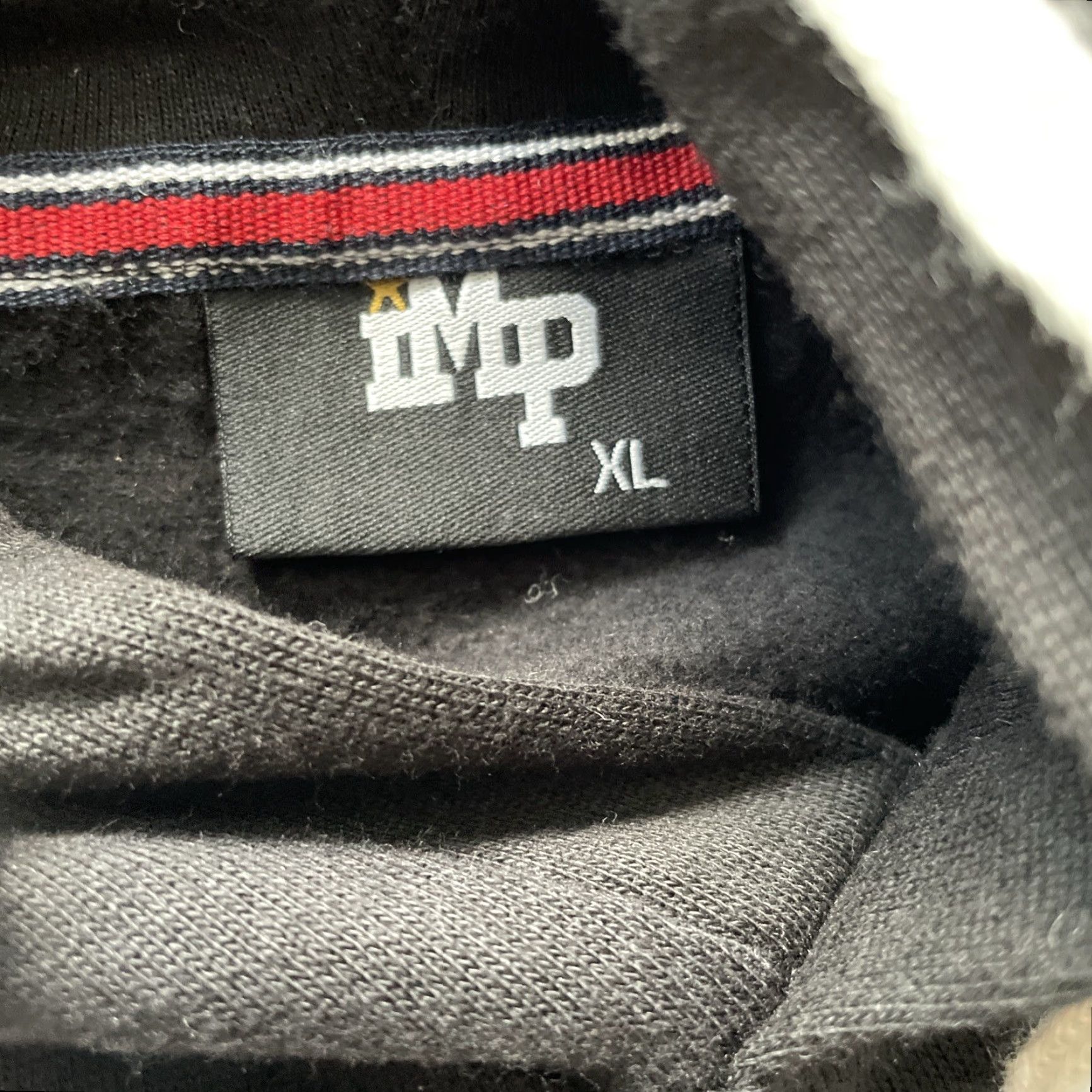 Vintage imperious Hoodie Mens XL Black Fleece Pockets Pullover Sweatshirt Size US XL / EU 56 / 4 - 3 Thumbnail