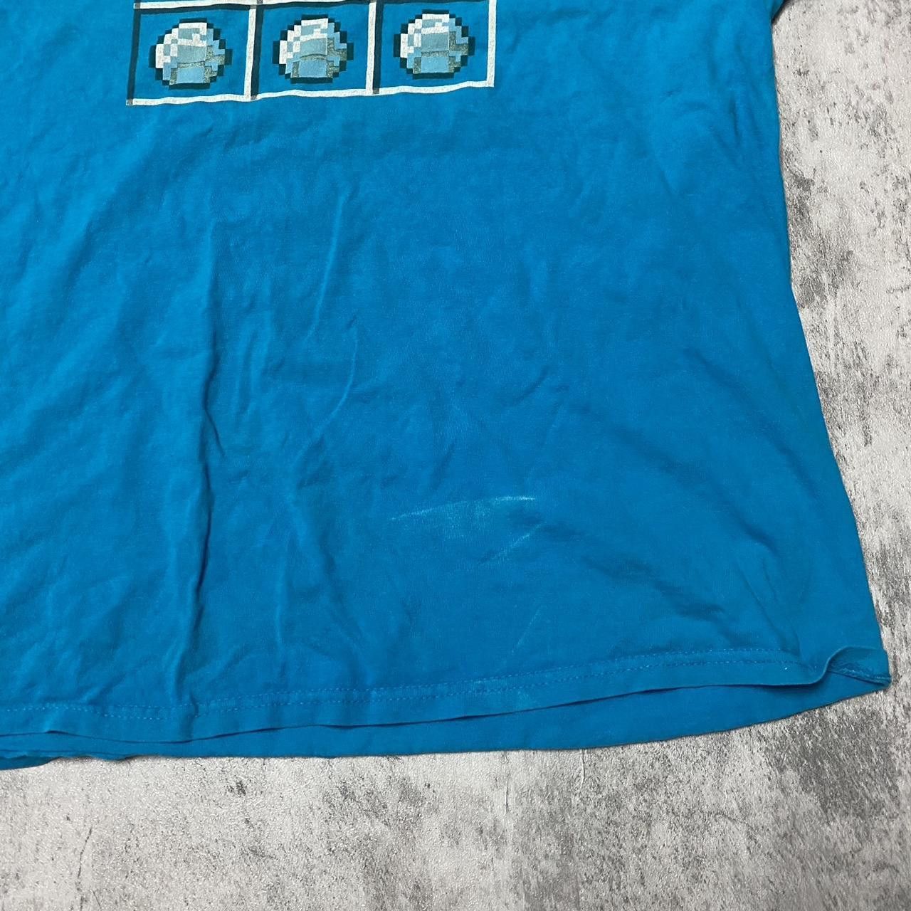 Other Retro blue and white pixelated t-shirt #gaming Size US L / EU 52-54 / 3 - 2 Thumbnail