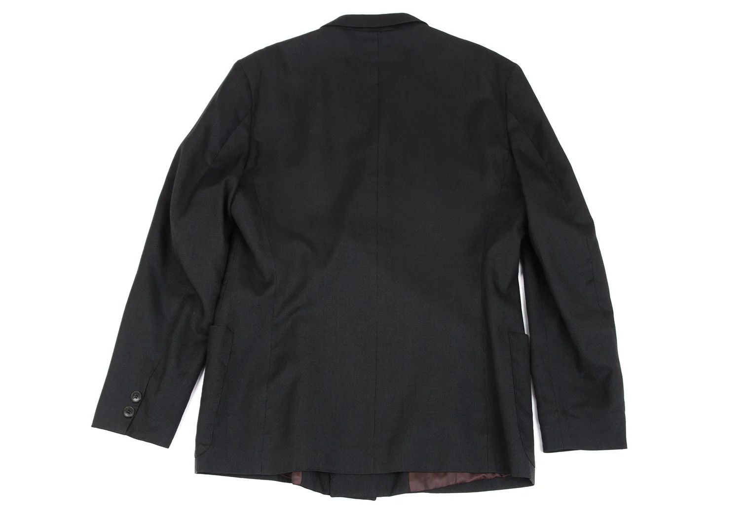 Jean Paul Gaultier Cotton Rayon Pinstripe Peak Lapel Jacket Charcoal 52 Size US L / EU 52-54 / 3 - 14 Thumbnail