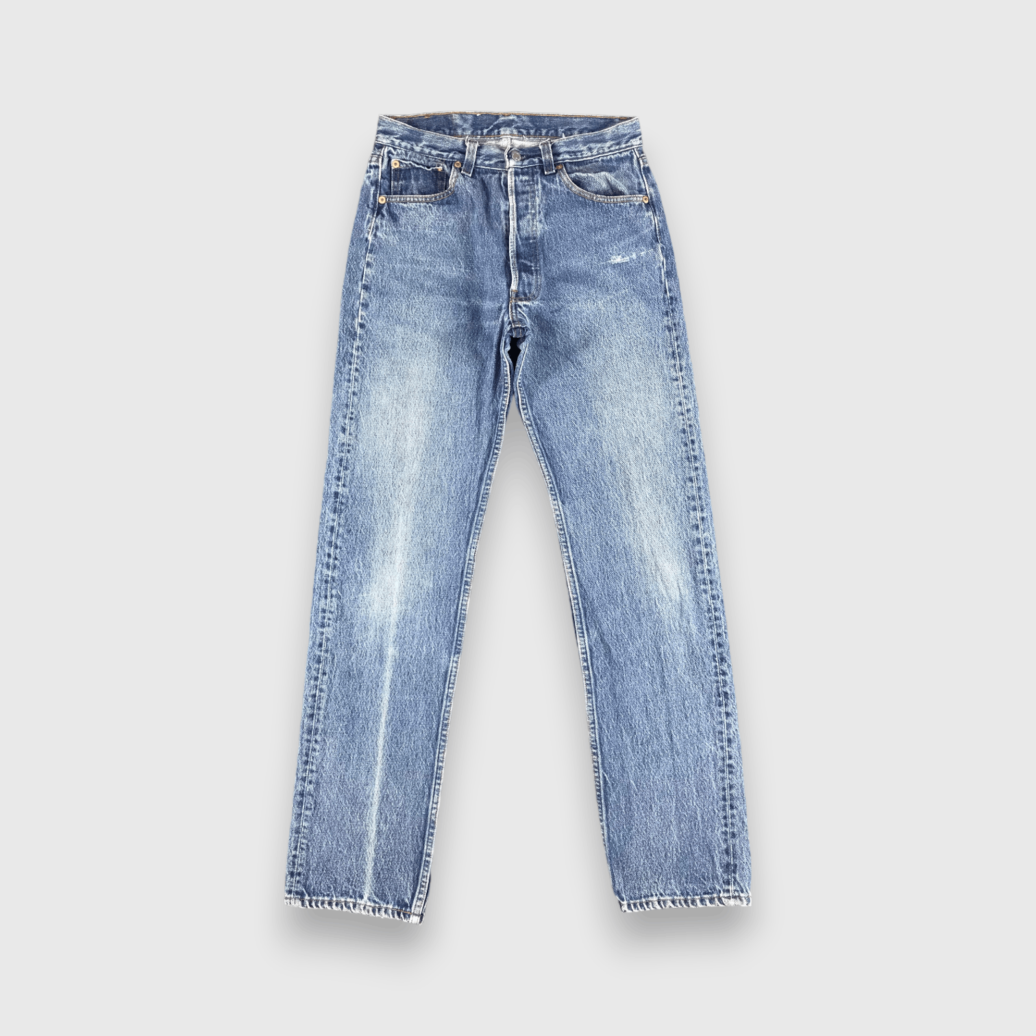 Levi's Vintage 90s Blue Wash Levis 501 Jeans-J1410 Size US 30 / EU 46 - 1 Thumbnail