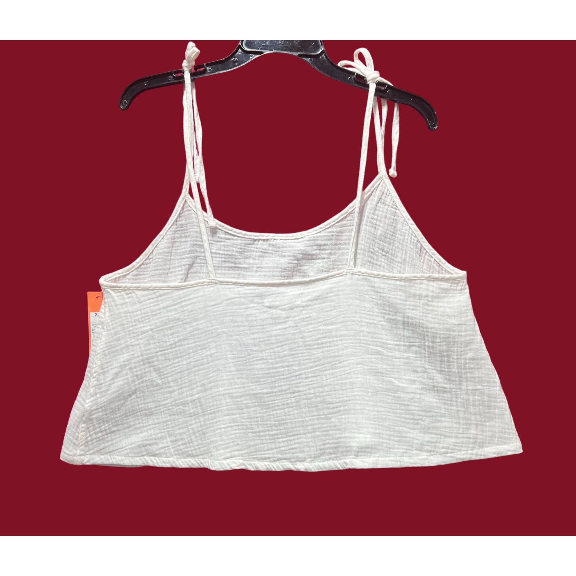 Other Colsie - Women's Tank Top - White - Extra Large Size XL / US 12-14 / IT 48-50 - 2 Thumbnail
