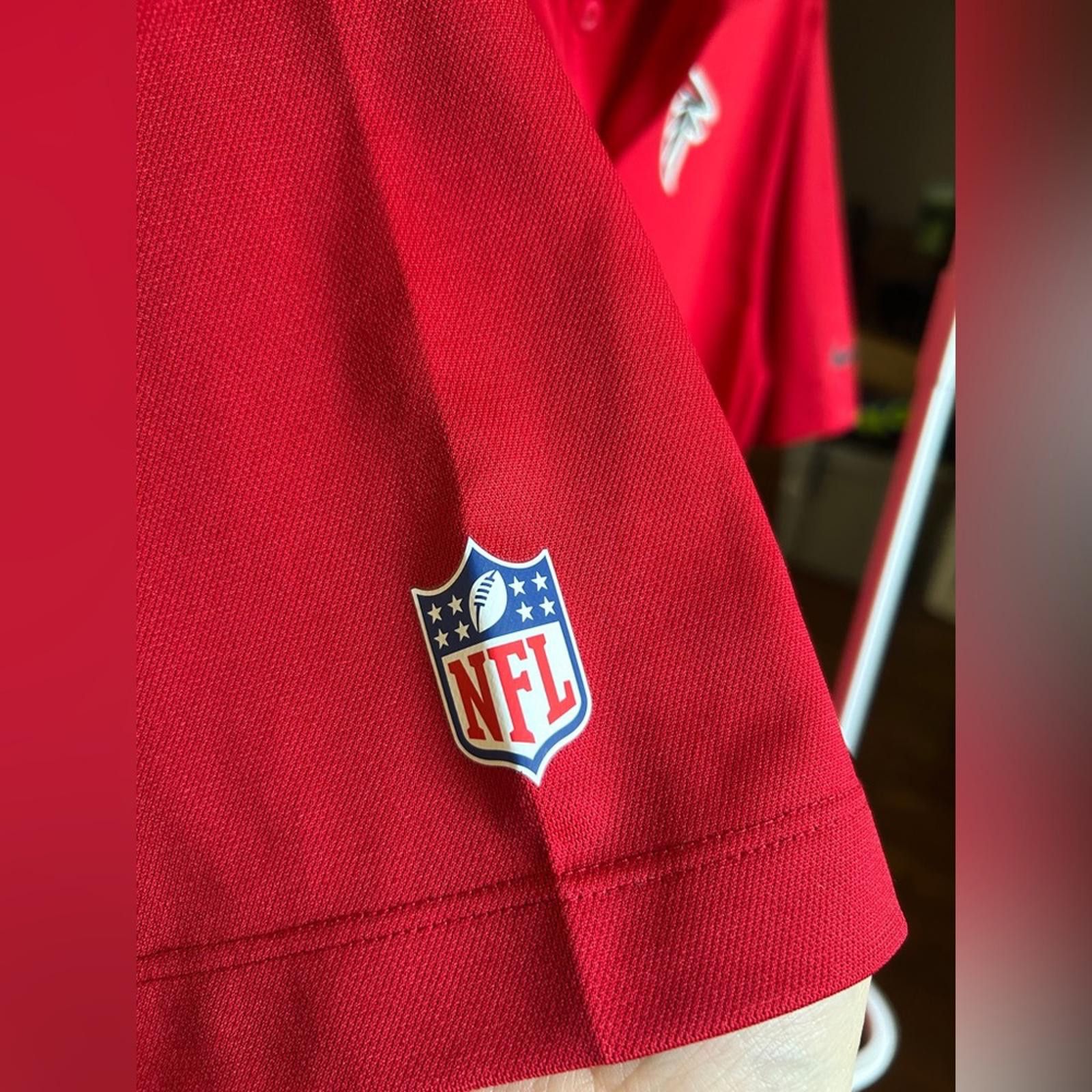 NFL NFL Red Men's Polo with Falcons Logo Size US L / EU 52-54 / 3 - 6 Thumbnail