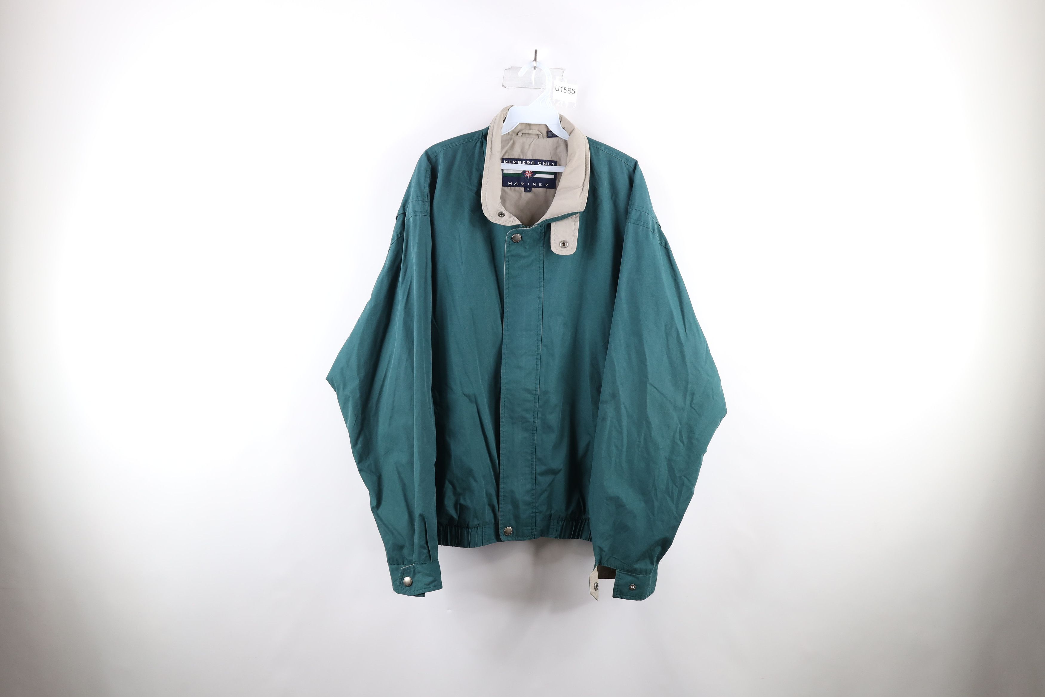 Members Only VTG 90s Members Only Jacket Size Large Pale Green EUC Grailed