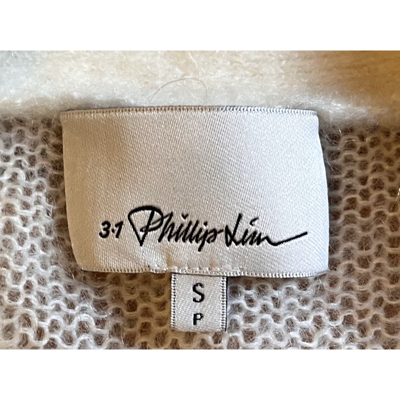 3.1 Phillip Lim 3.1 Phillip Lim Textured Cardigan Sweater Women’s Small S White Mohair Blend Cardigan Size S / US 4 / IT 40 - 4 Thumbnail