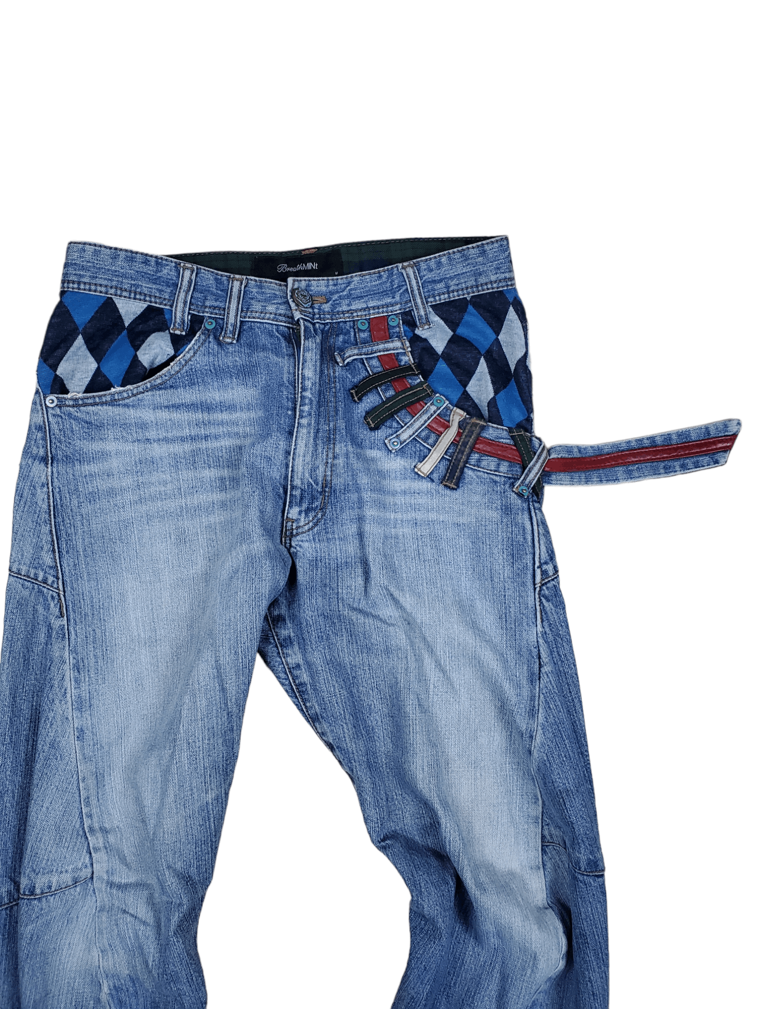 Japanese Brand × Vintage 🔥Vintage Double Waist Denim BreathMint🔥 Size US 31 - 3 Thumbnail
