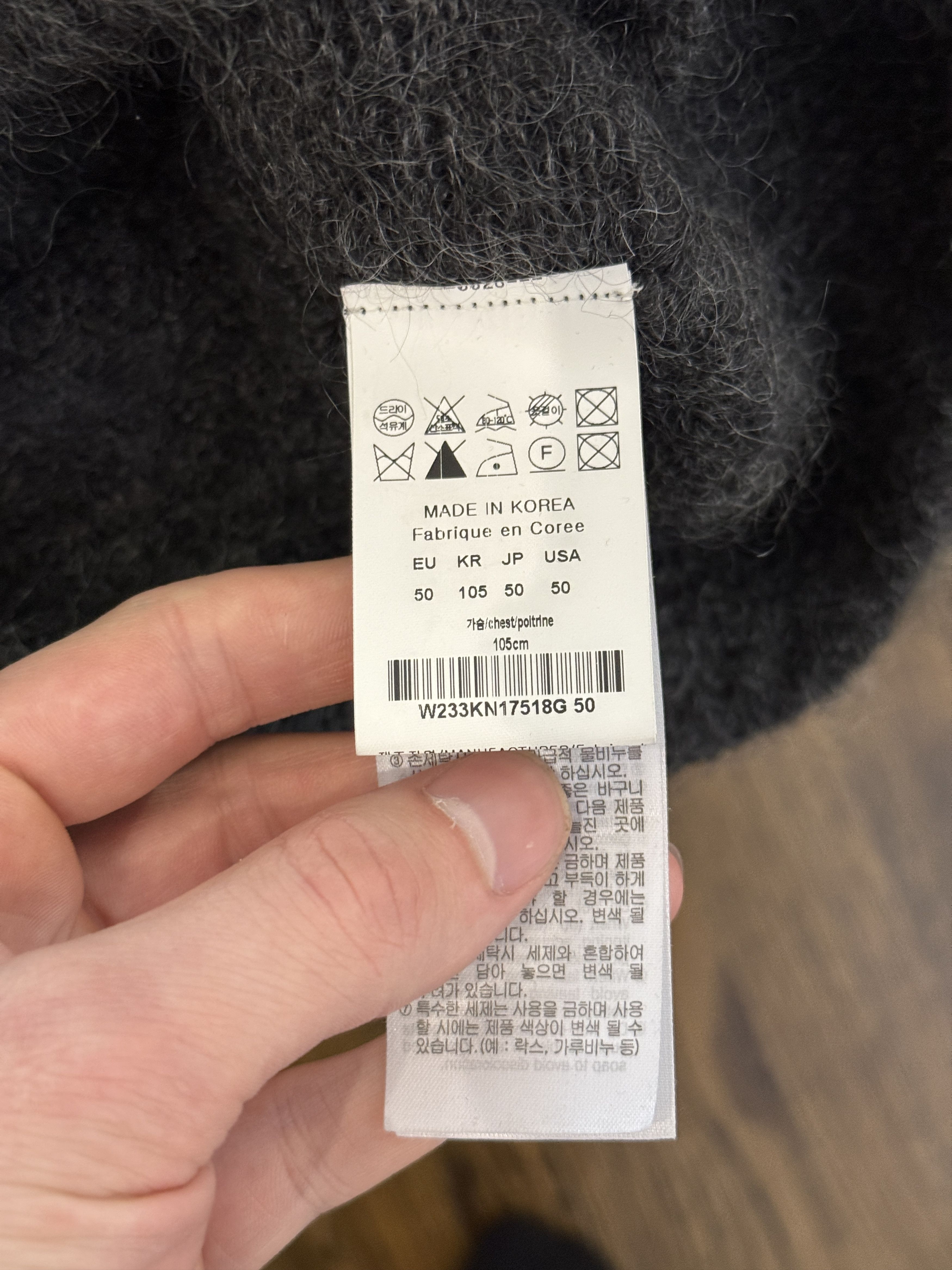 Wooyoungmi WOOYOUNGMI Gray Classic Sweater Size US M / EU 48-50 / 2 - 6 Thumbnail