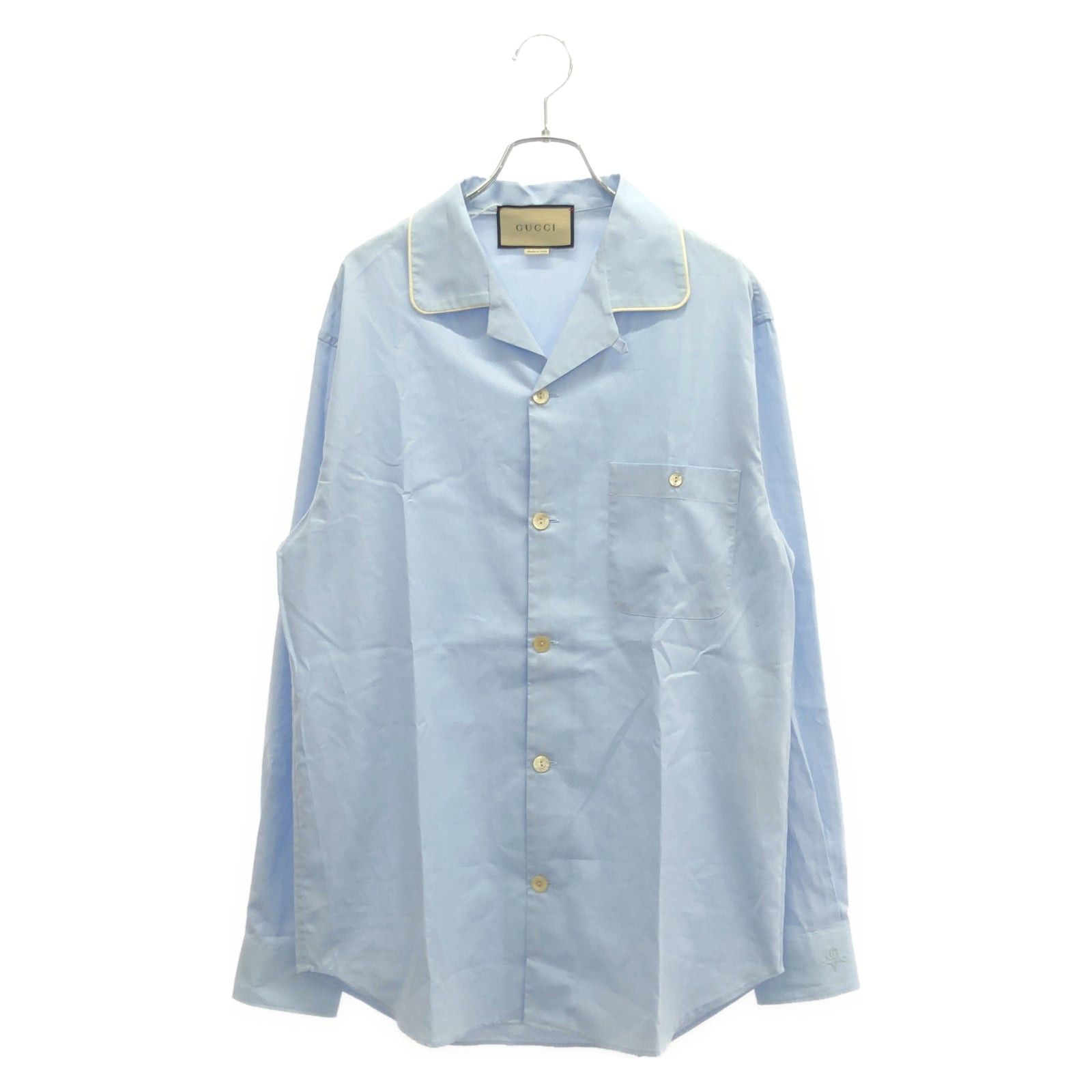 Gucci Gucci Oxford Shirt Cotton Blue Size ONE SIZE - 1 Thumbnail