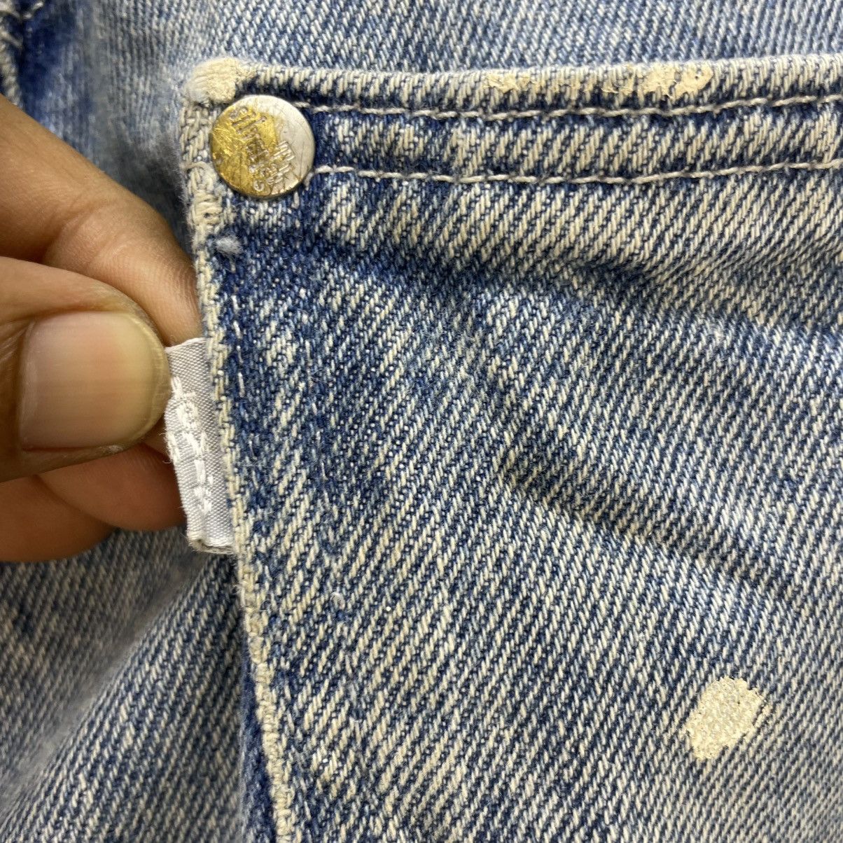 Levi's 🔥Vintage Levis Carpenter Silver Tab Splash Painting Worker Size US 34 / EU 50 - 13 Thumbnail