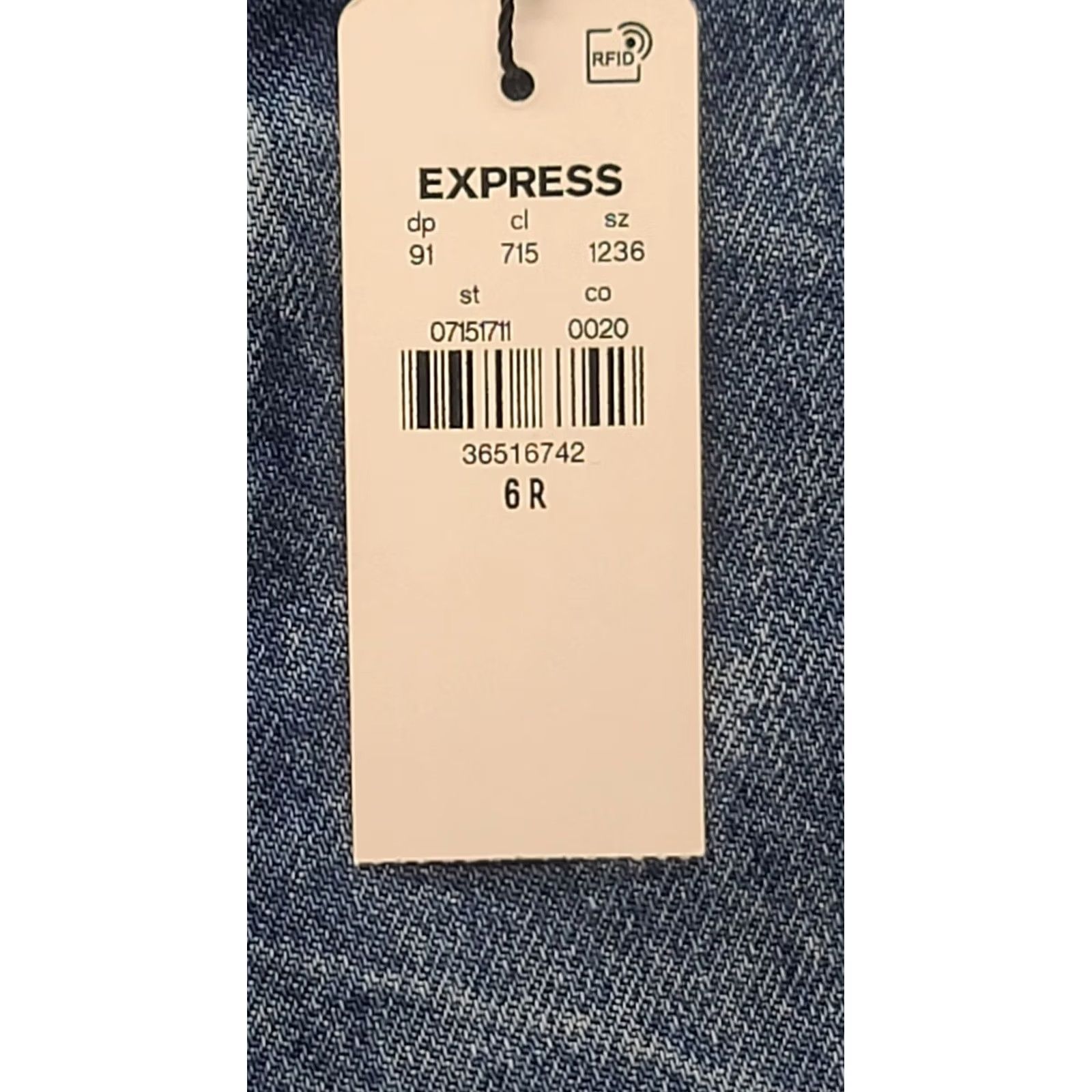 Express VINTAGE EXPRESS Jeans Womens 6x32 70S Flare Regular Fit Mid Rise Festival Distressed Size 28" / US 6 / IT 42 - 2 Thumbnail