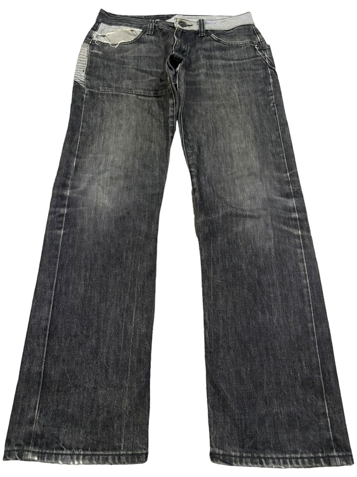Volcom Vintage Volcom Selvedge Faded Regular Straight Ripped Jeans Size US 32 / EU 48 - 2 Thumbnail