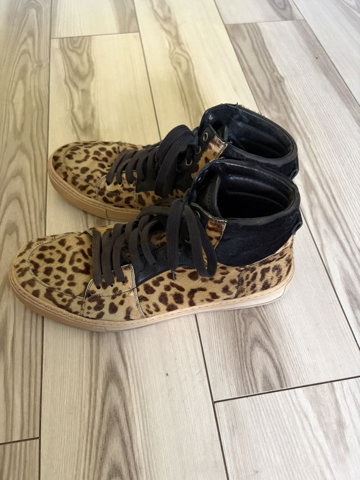 Yves Saint Laurent Saint Laurent ss2012 leopard sneakers Size US 9.5 / EU 42-43 - 2 Thumbnail