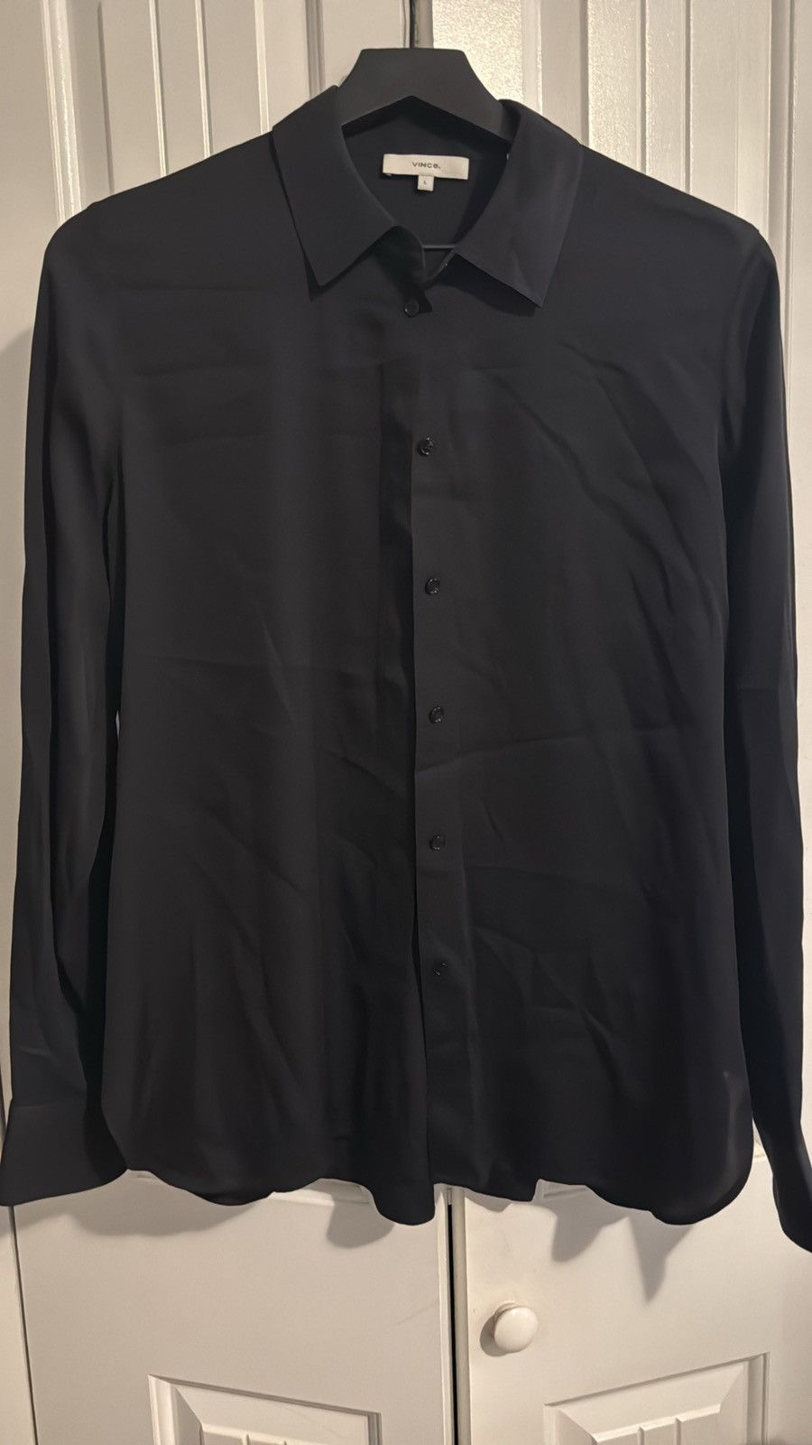 Vince Vince silk button up Size L / US 10 / IT 46 - 1 Thumbnail