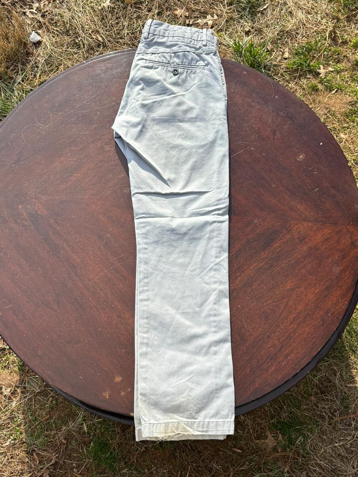Levi's Gray Cotton Twill Pants Size US 32 / EU 48 - 1 Thumbnail