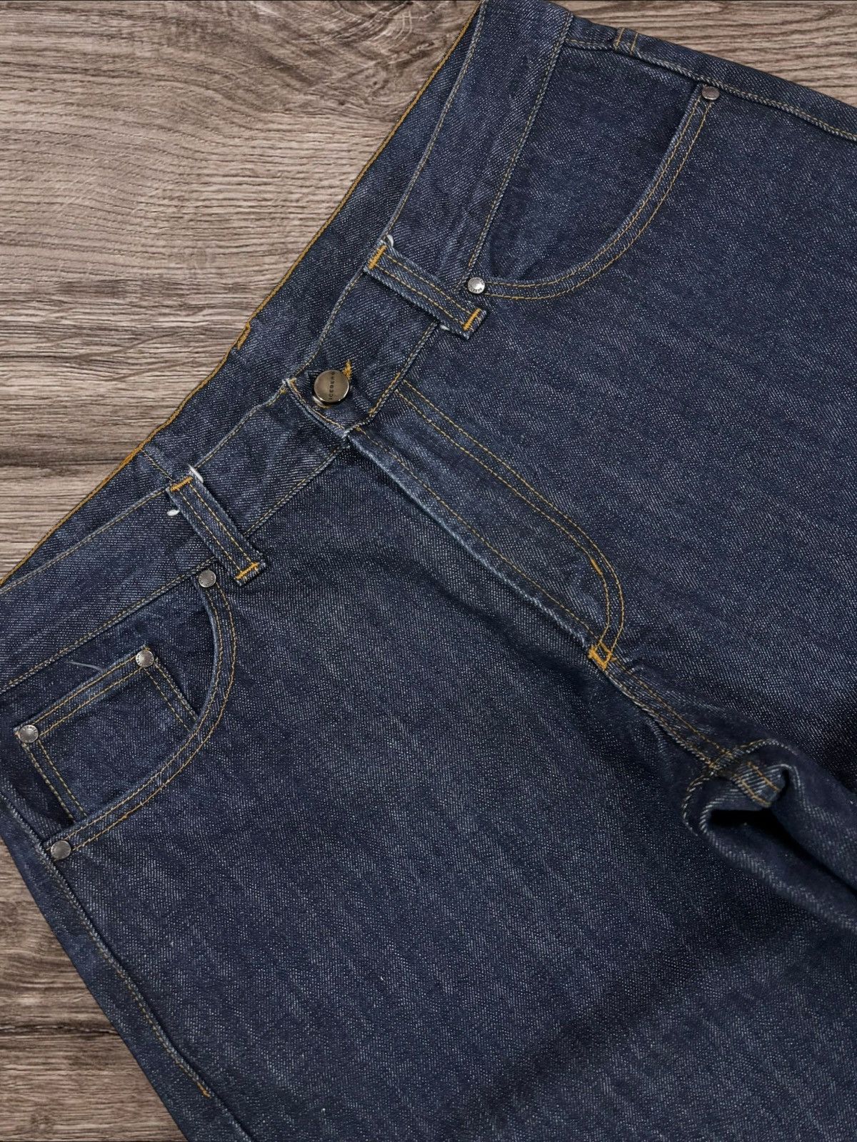Iceberg Vtg 90s Italy Made Iceberg Baggy Embroidery Jeans Size US 33 - 3 Thumbnail