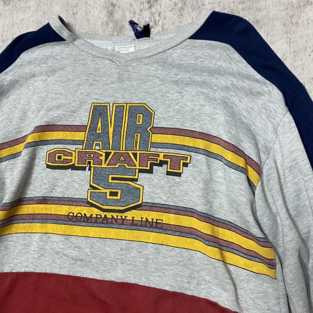 Other Grey and red vintage Aircraft sweatshirt Size US M / EU 48-50 / 2 - 2 Thumbnail
