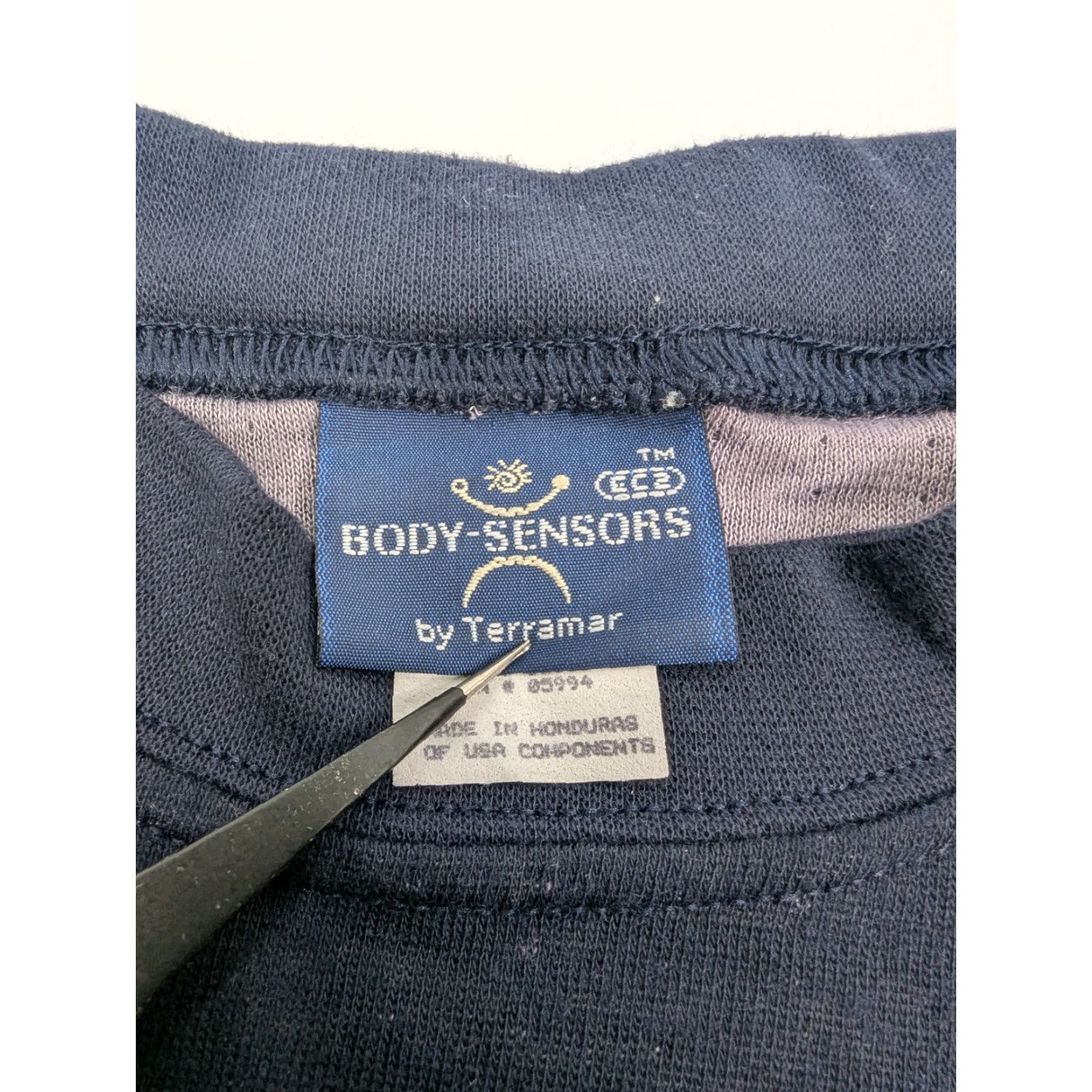 Vintage Body-Sensors By Terramar Navy Blue Baselayer Top Shirt Men's Large Size US L / EU 52-54 / 3 - 7 Thumbnail