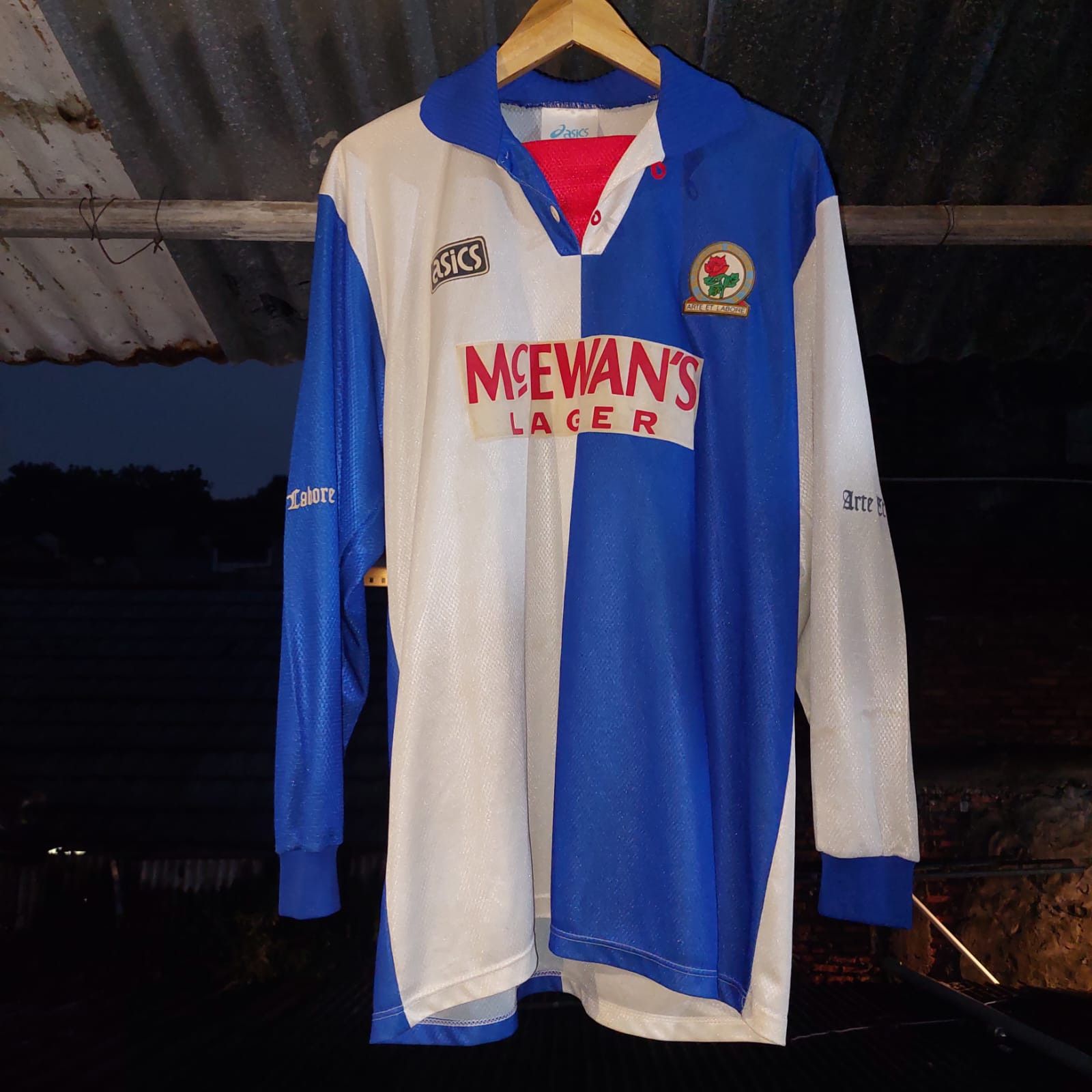 A.P.C. × Asics Jersey Blackburn 1994 EPL champion vintage original Size US L / EU 52-54 / 3 - 1 Thumbnail