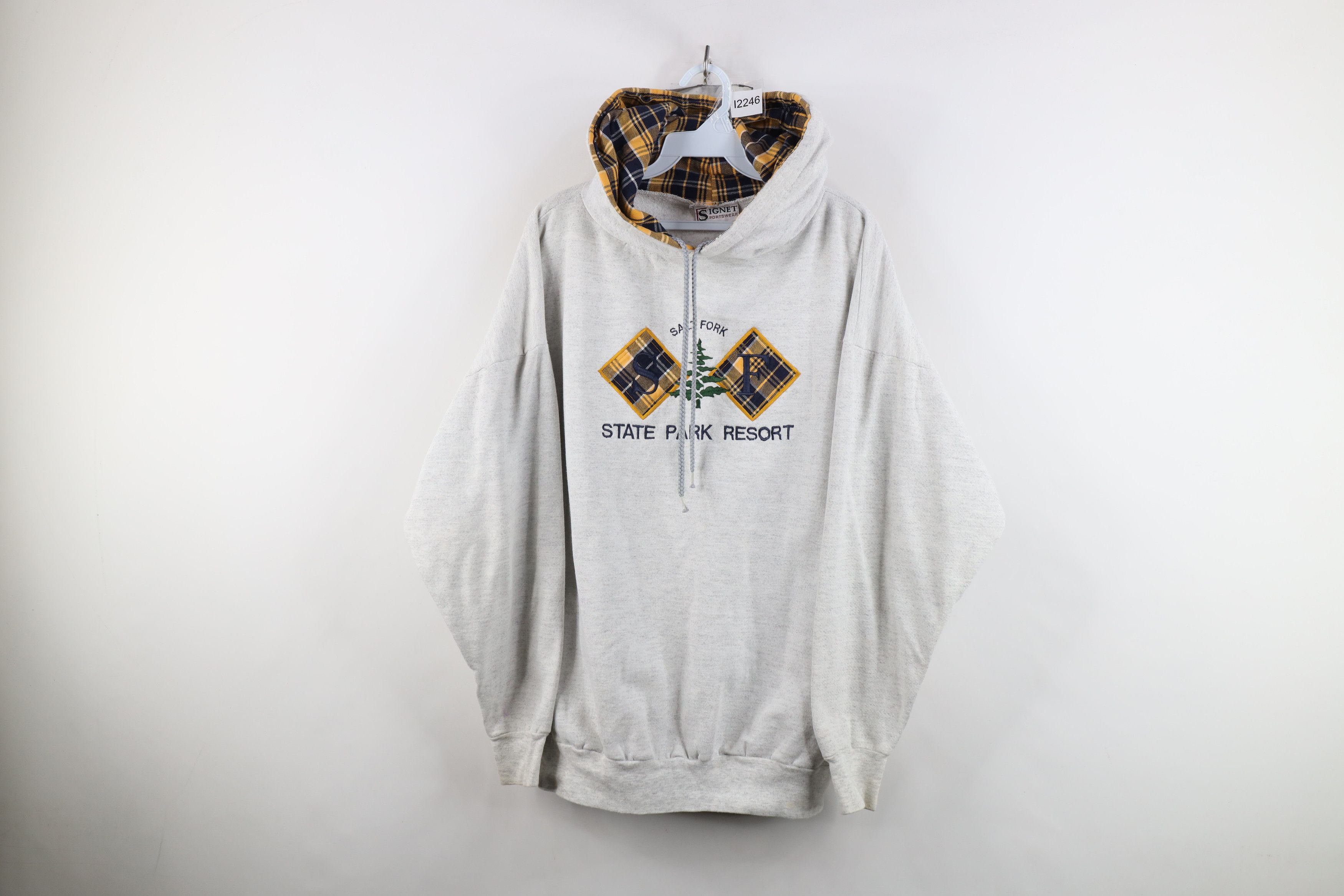 Vintage 90s Streetwear Park Resort Hoodie Sweatshirt USA